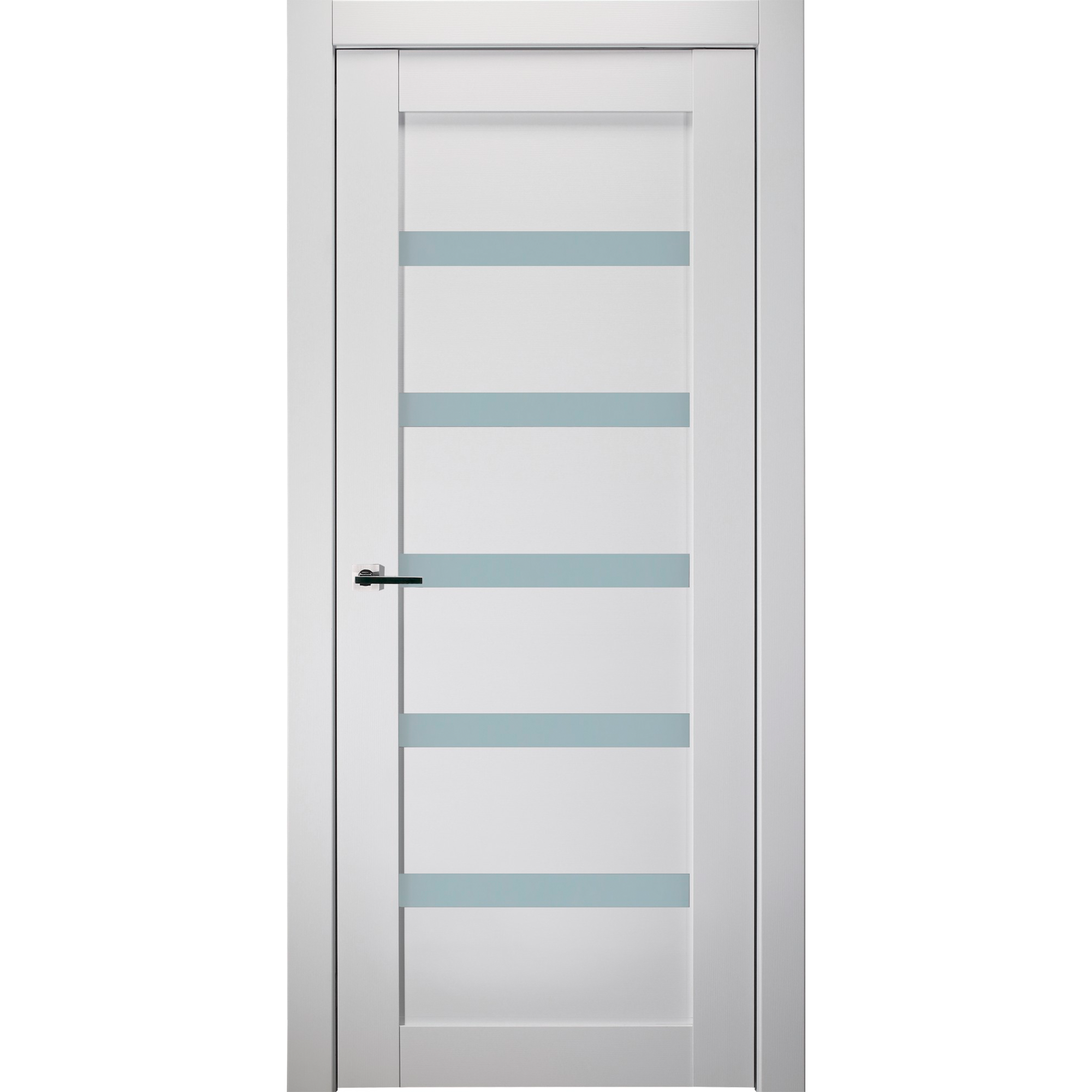 Belldinni Leora Paneled Manufactured Wood and Glass Standard Door Slab