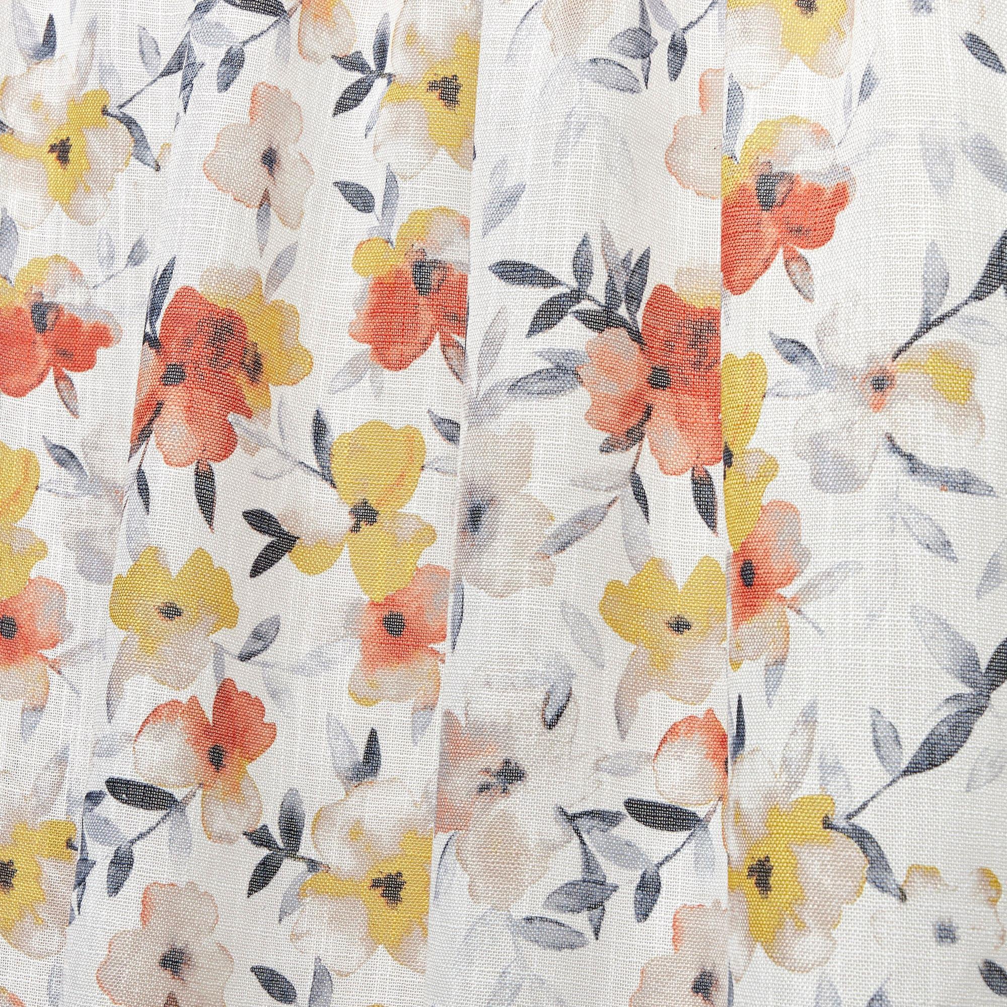 Nicole Miller Nicole Miller New York Hattie Light Filtering, Semi Sheer Rod Pocket Curtain Panels (Set of 2)