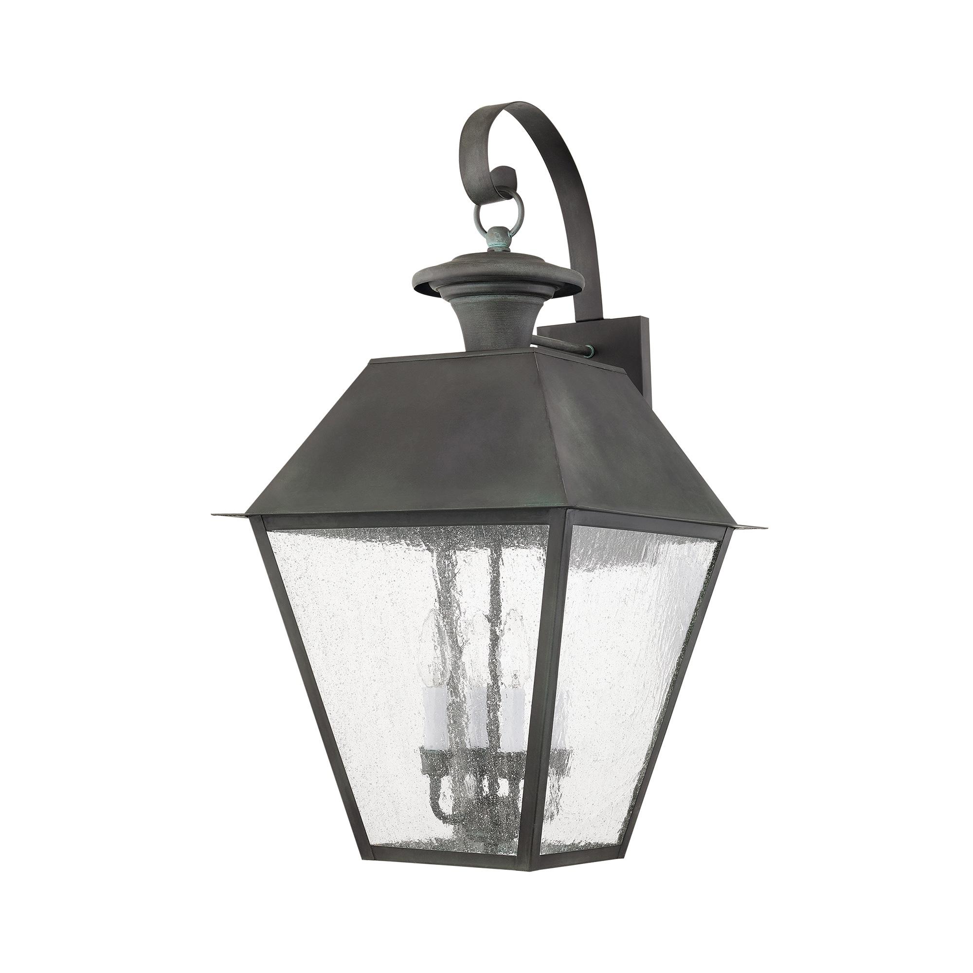 Livex Lighting Mansfield 4 - Light Wall Light in  Charcoal