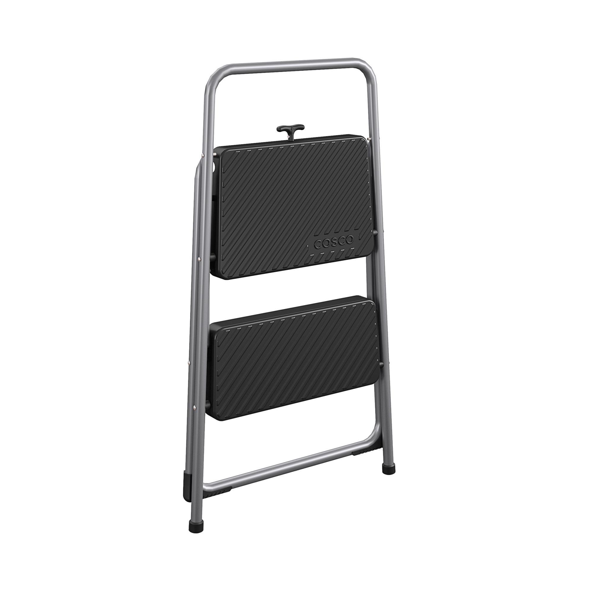 2-Step Steel Lightweight Folding Step Stool