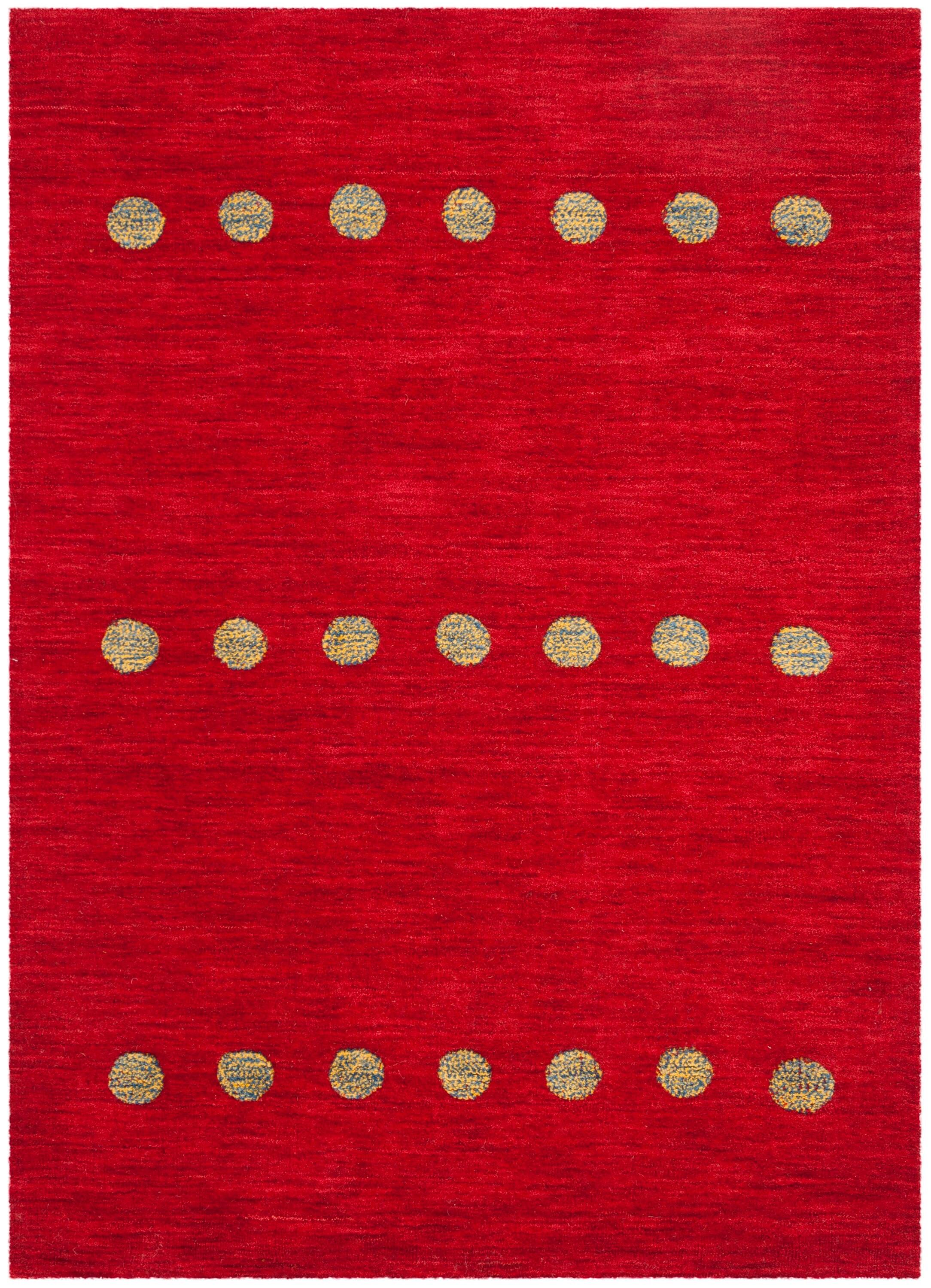 Himalaya HIM590 Hand Loomed Area Rug - Red - 4'x6' - Safavieh.