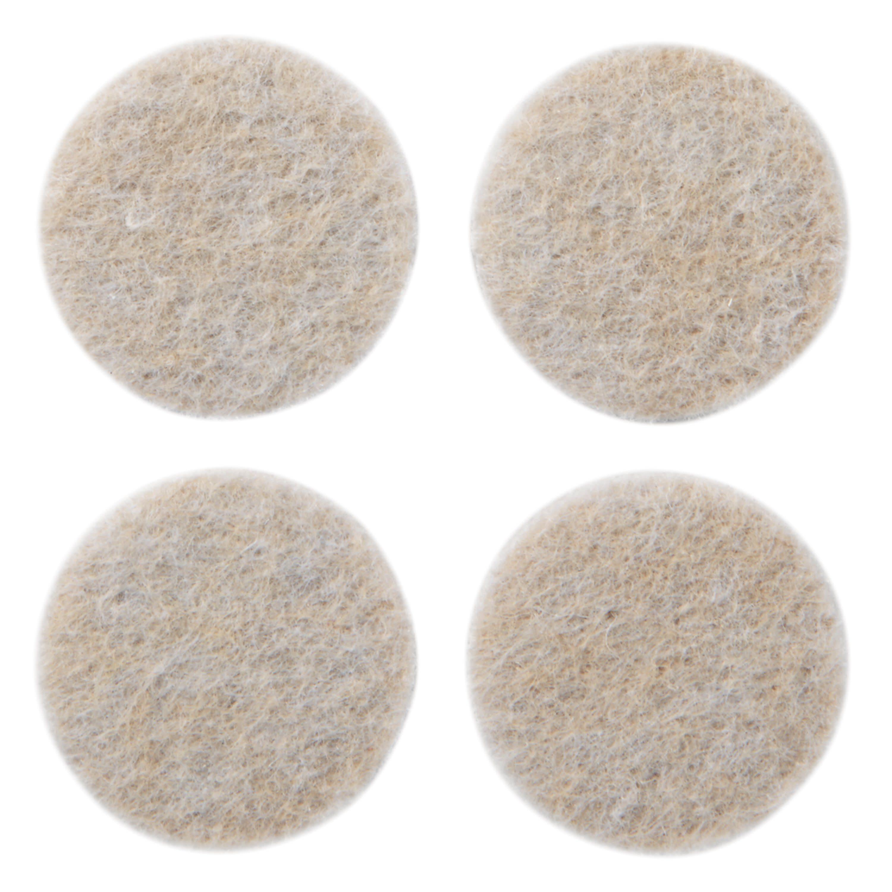 Scotch 1" 32pk Felt Pads Beige: Anti-Scratch Furniture & Chair Leg Protection, Floor Pad, 1" x 0.2" Felt, 32ct