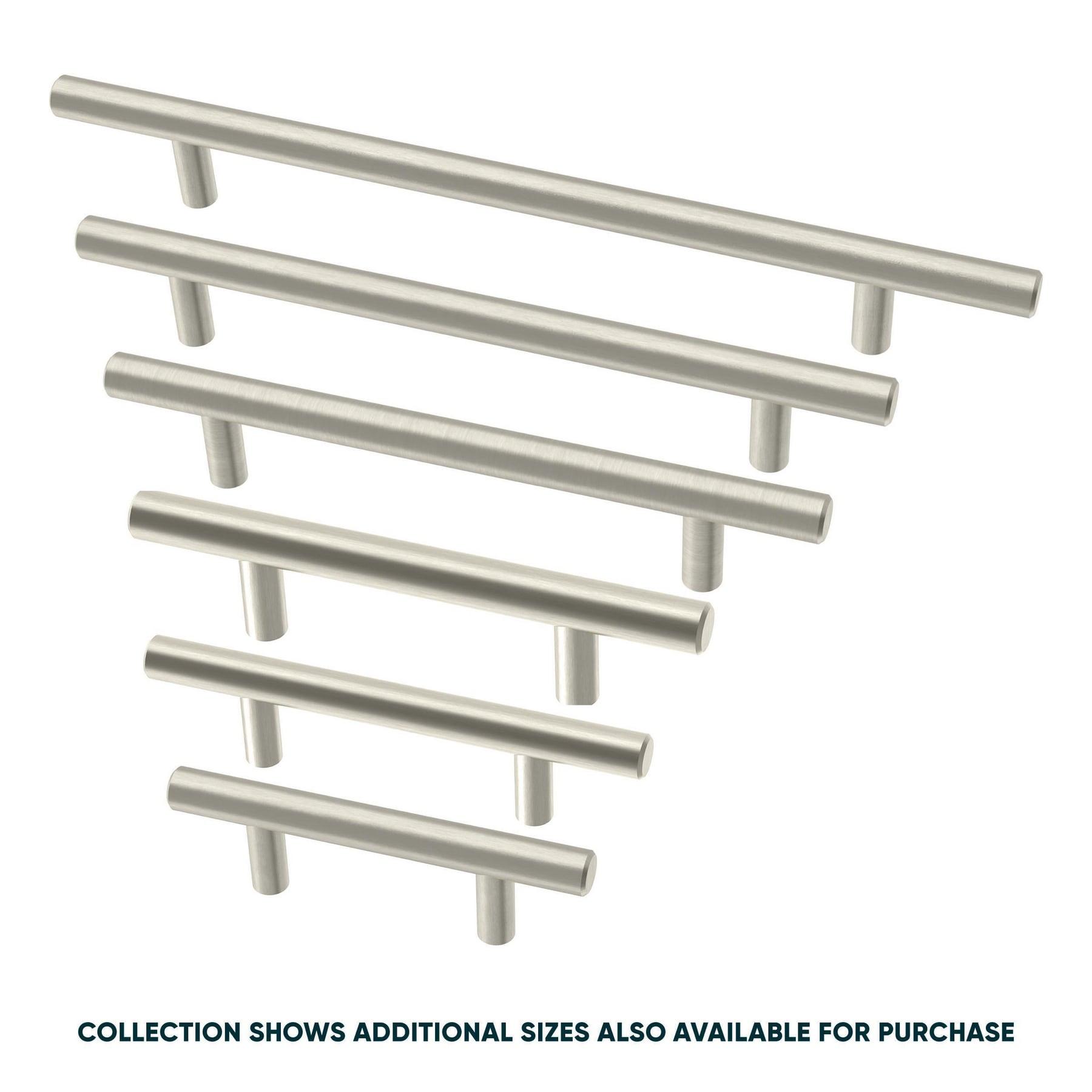 Bar Pull Kitchen Cabinet Handles, Solid Core Drawer Pulls for Cabinet Doors, 2-1/2" (64mm)