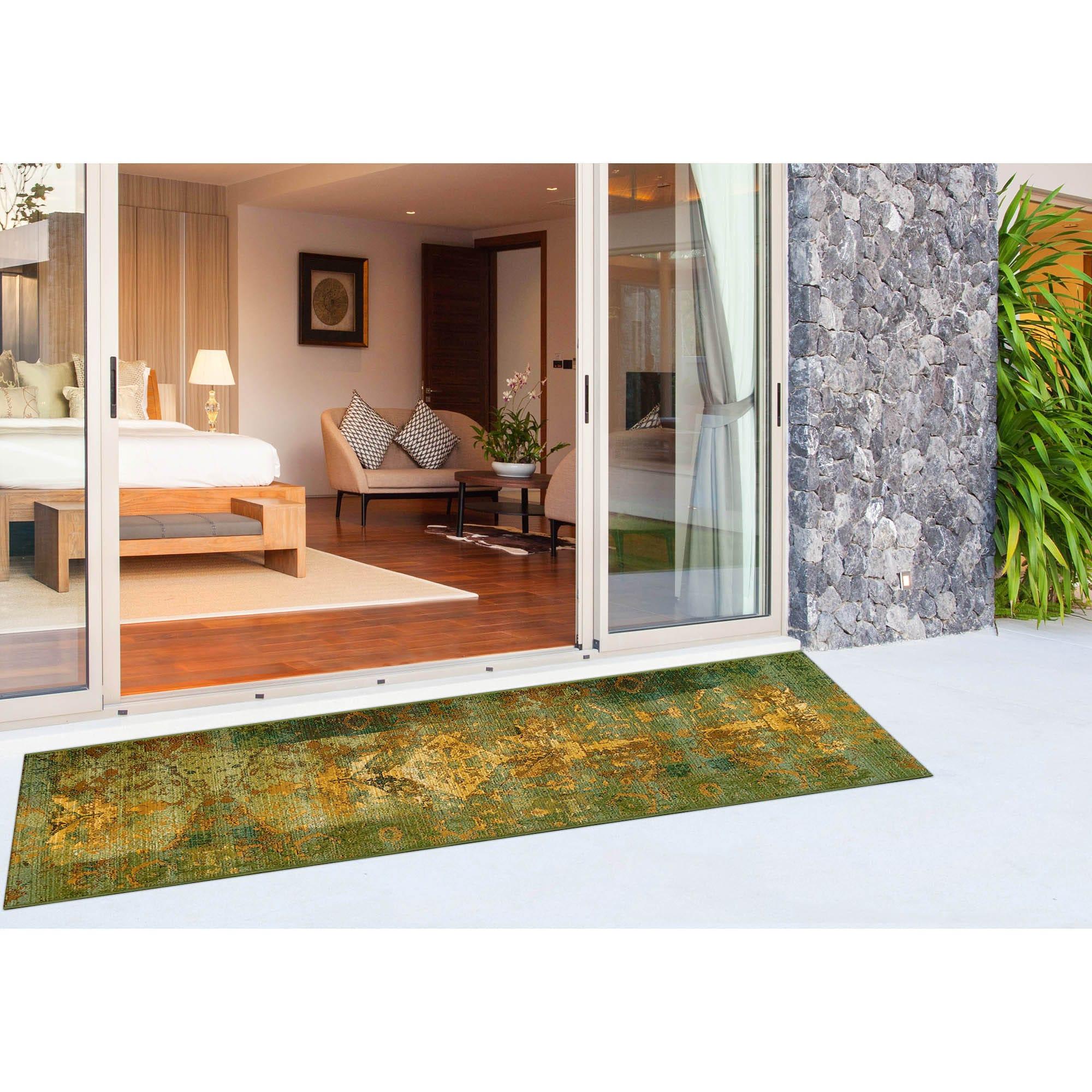 Liora Manne Marina Kermin Indoor/Outdoor Rug Green 7'10" x 9'10"