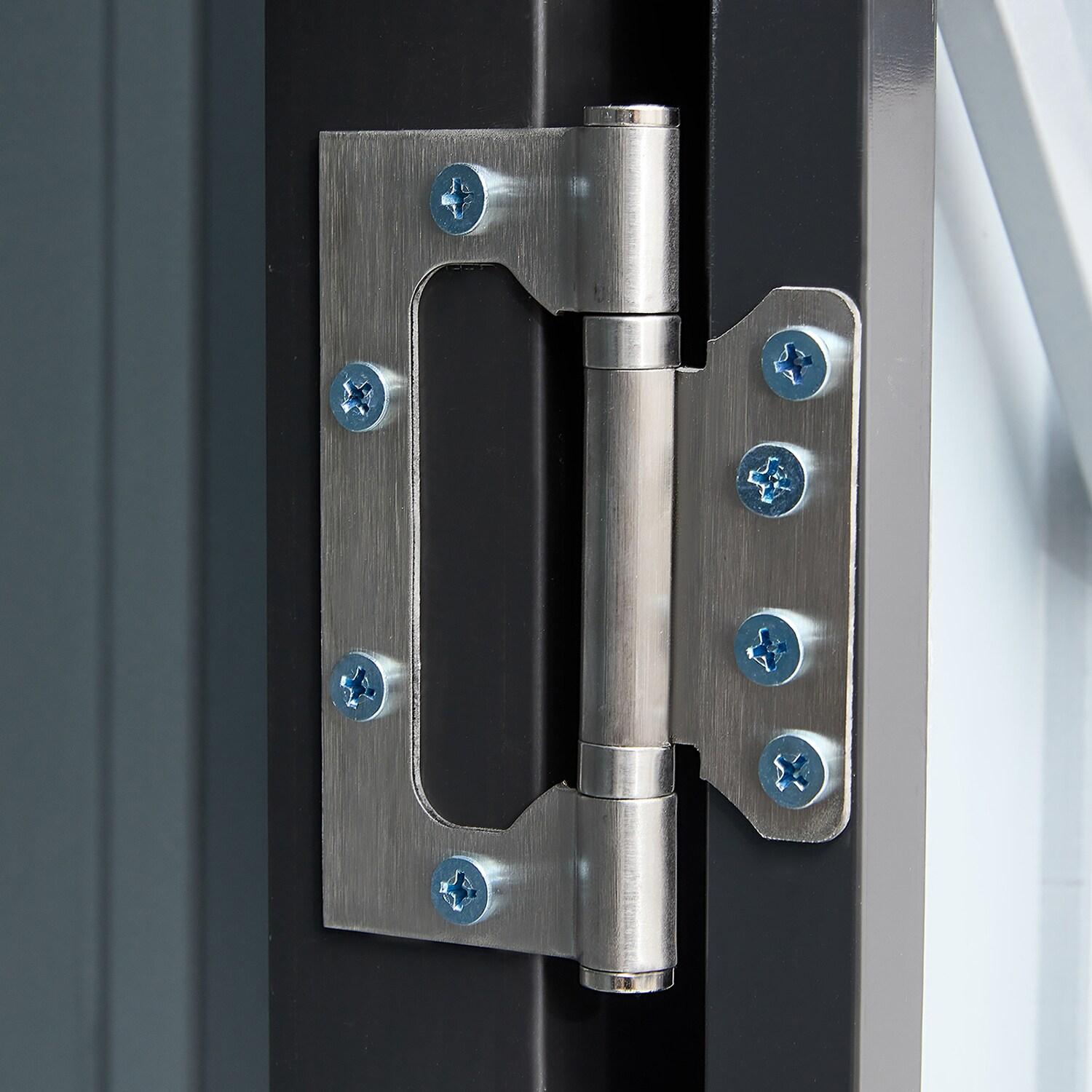 wtressa Outdoor Storage Shed, 3 X 3 FT Metal Steel Garden Shed With Single Lockable Door, Small Shed Outdoor Steel Utility Tool Shed For Backyard Patio Garden Lawn