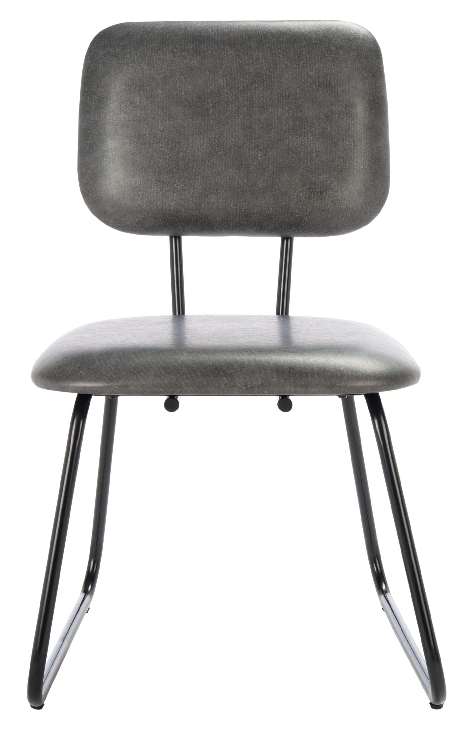 Chavelle Side Chair (Set Of 2) - Grey/Black - Safavieh