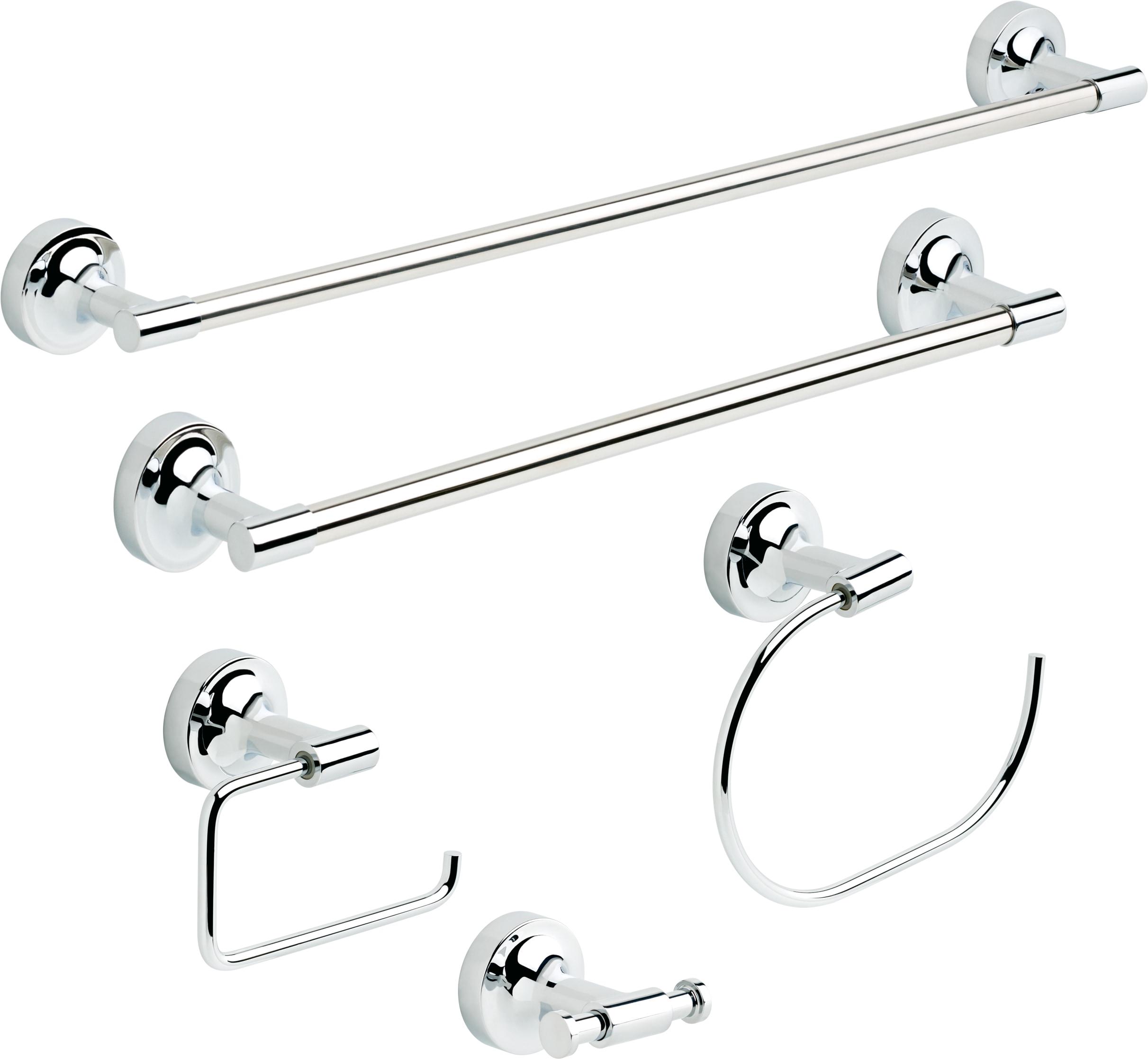 Franklin Brass VOI24-PC Voisin 24 in. Towel Bar Bath Hardware Accessory