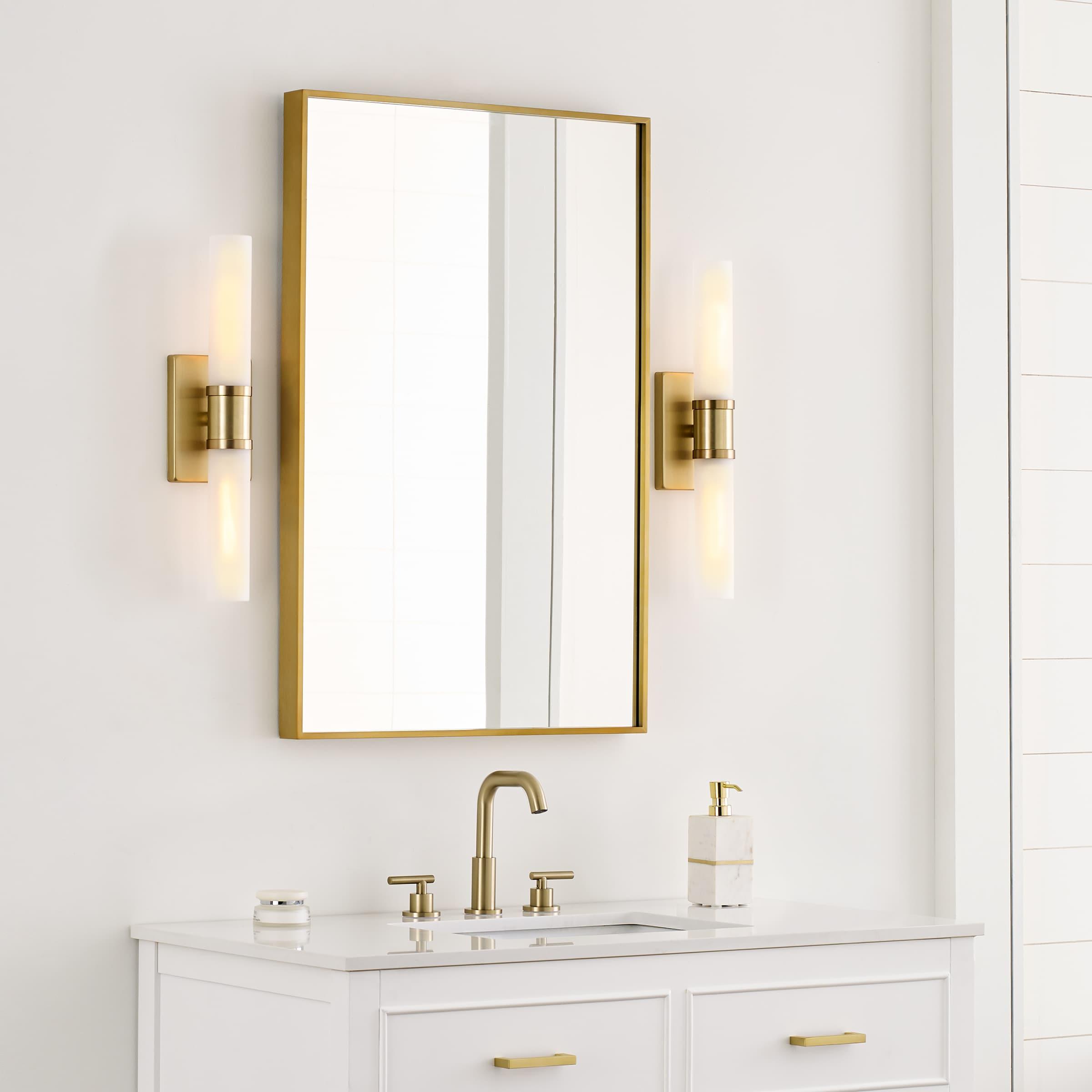 Evelien 2 Light Frosted Dimmable Vanity Light