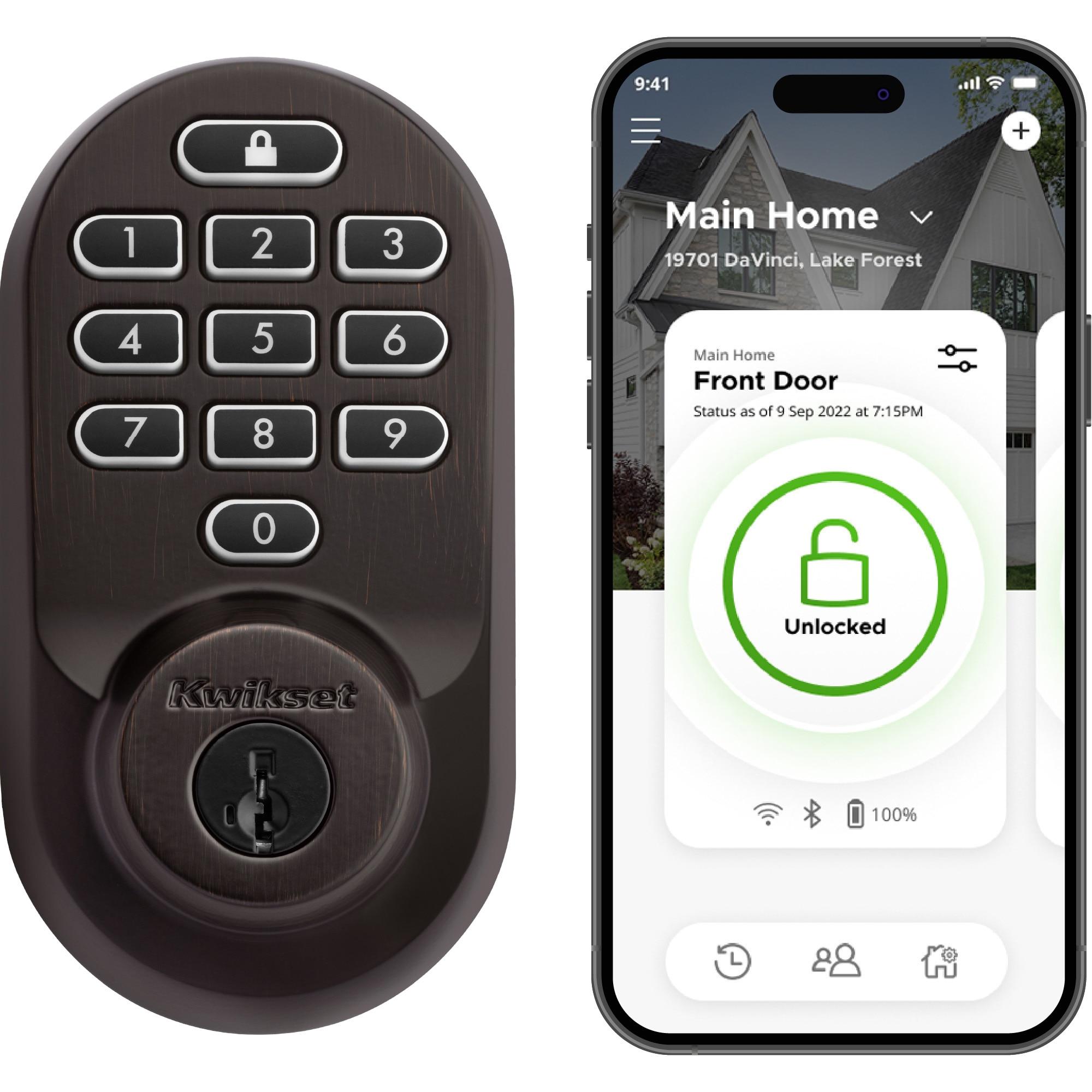 Halo Wi-Fi Smart Lock Keypad Single Cylinder Deadbolt with Smartkey Security