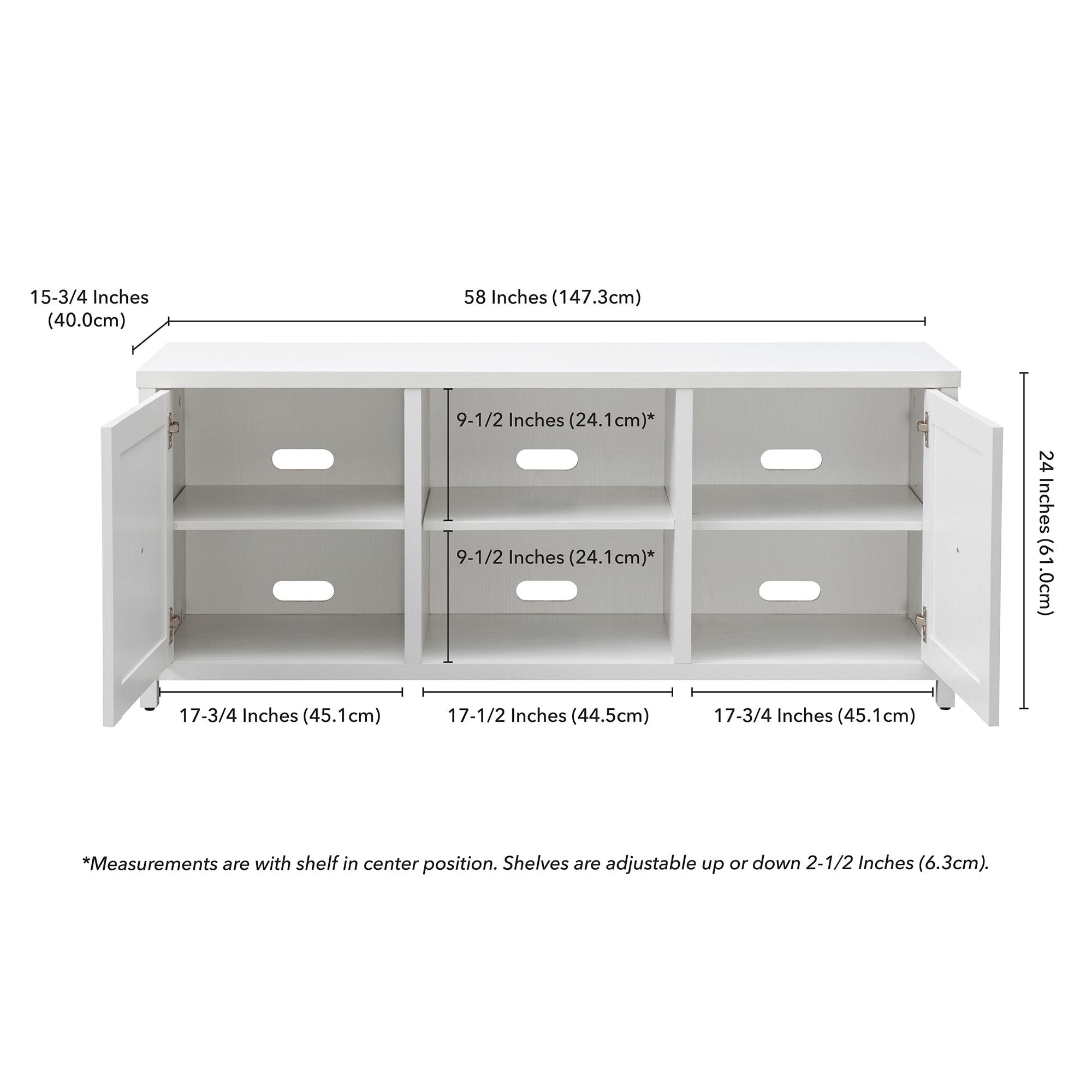 White TV Stand - Henn&Hart