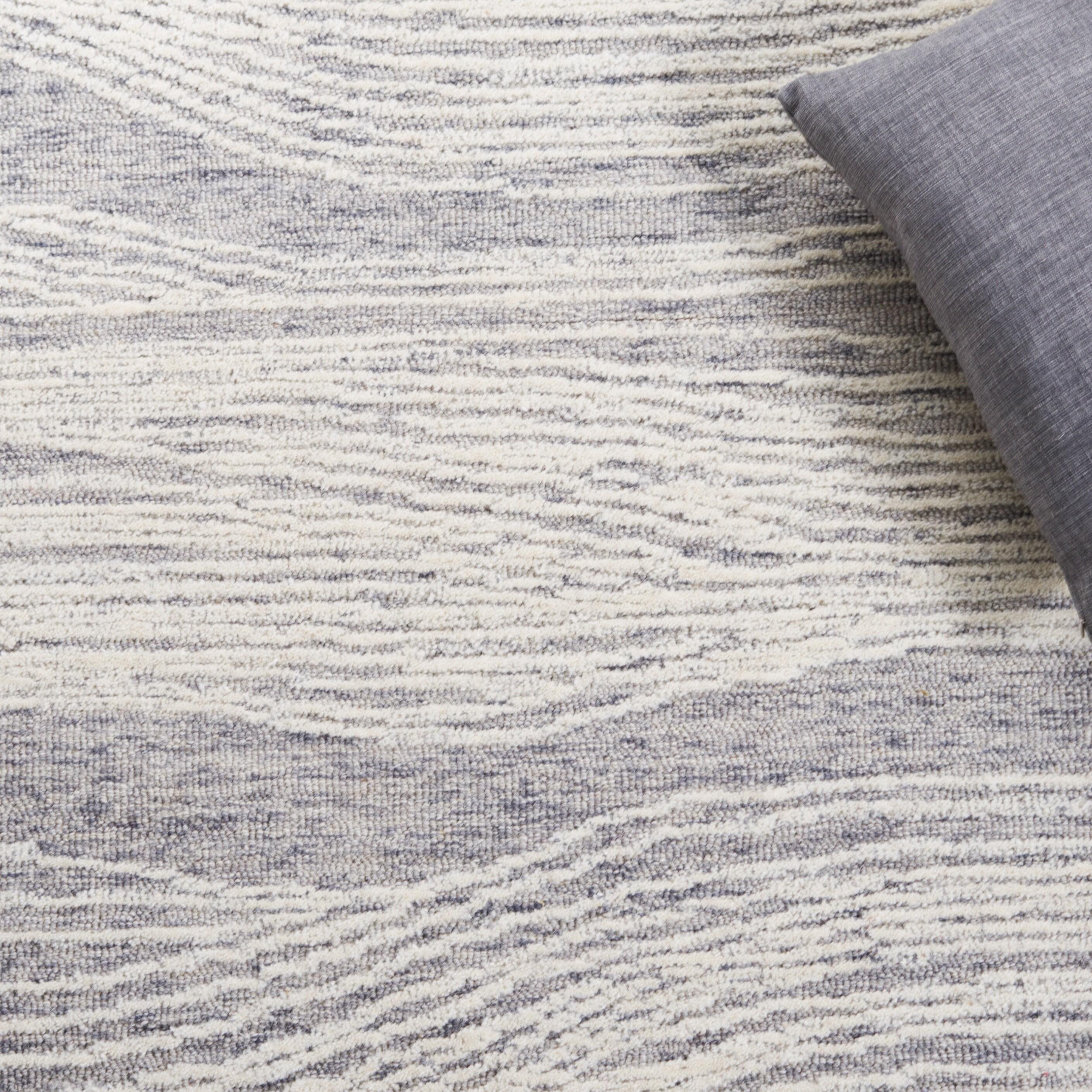 SAFAVIEH Metro Bridget Abstract Area Rug, Grey/Ivory, 8' x 10'
