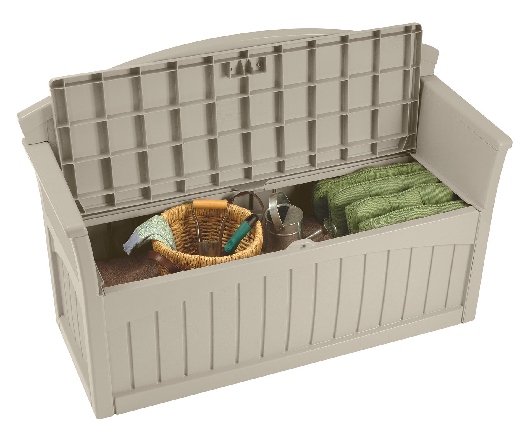 Suncast Suncast 50 Gallon Patio Storage Bench - Light Taupe