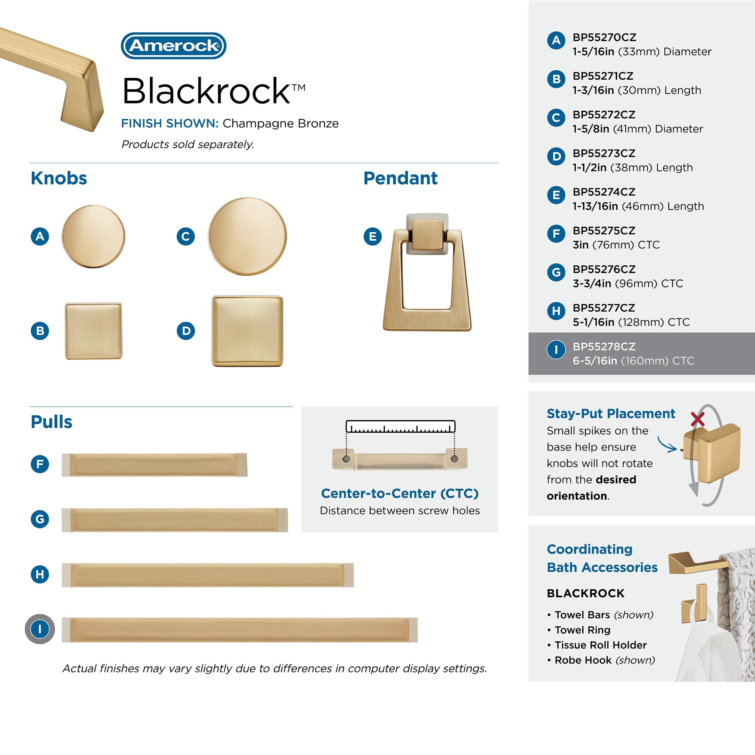 Blackrock 6.3125" Center to Center Bar Pull