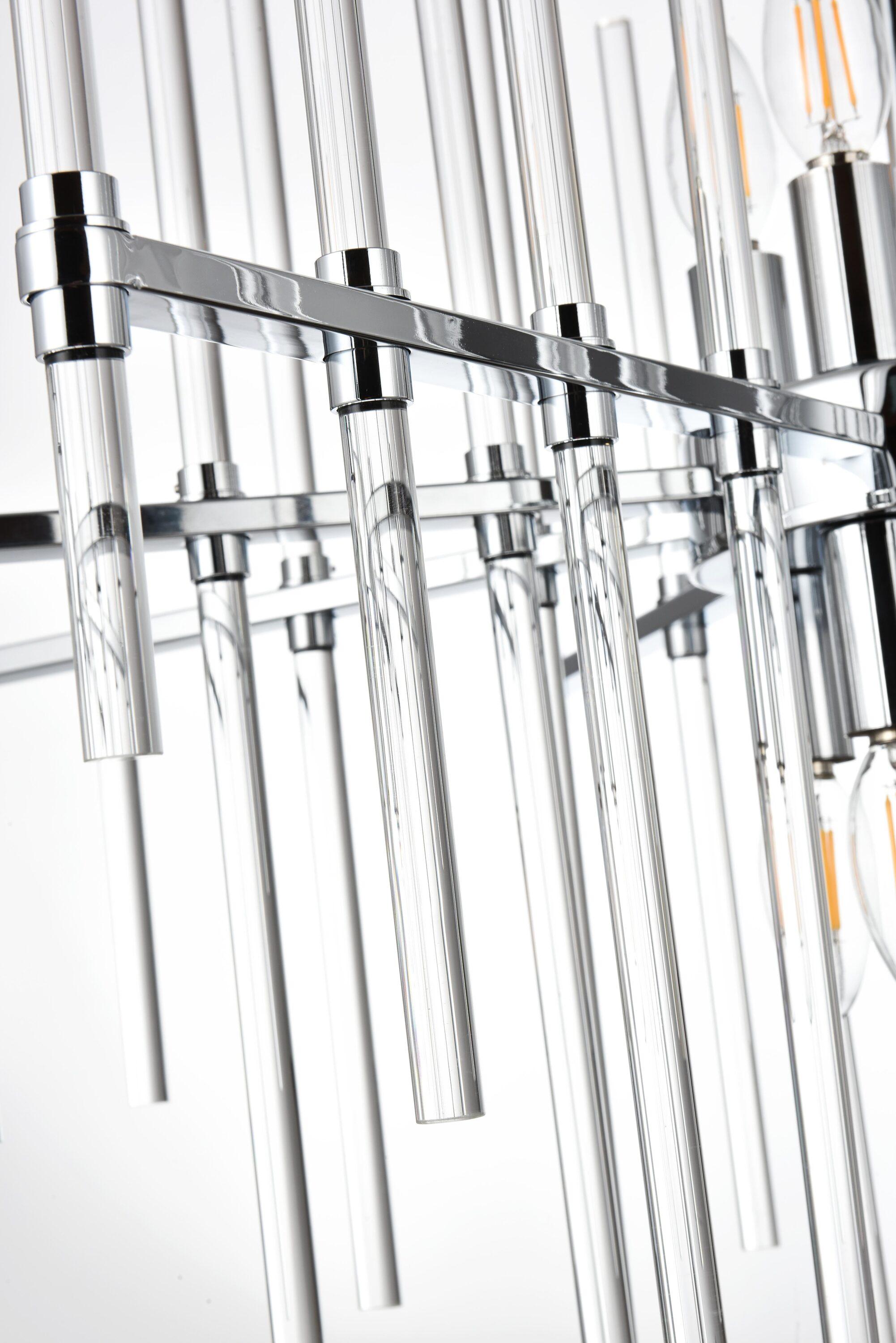 Elegant Lighting Sienna 8 - Light Pendant in  Chrome