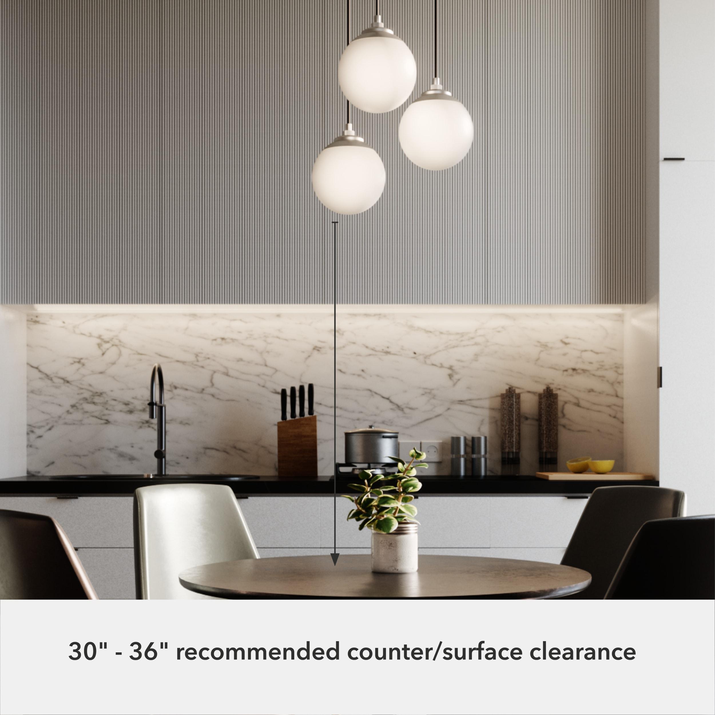 Hunter Fan Hepburn 3 - Light Cluster Globe Pendant