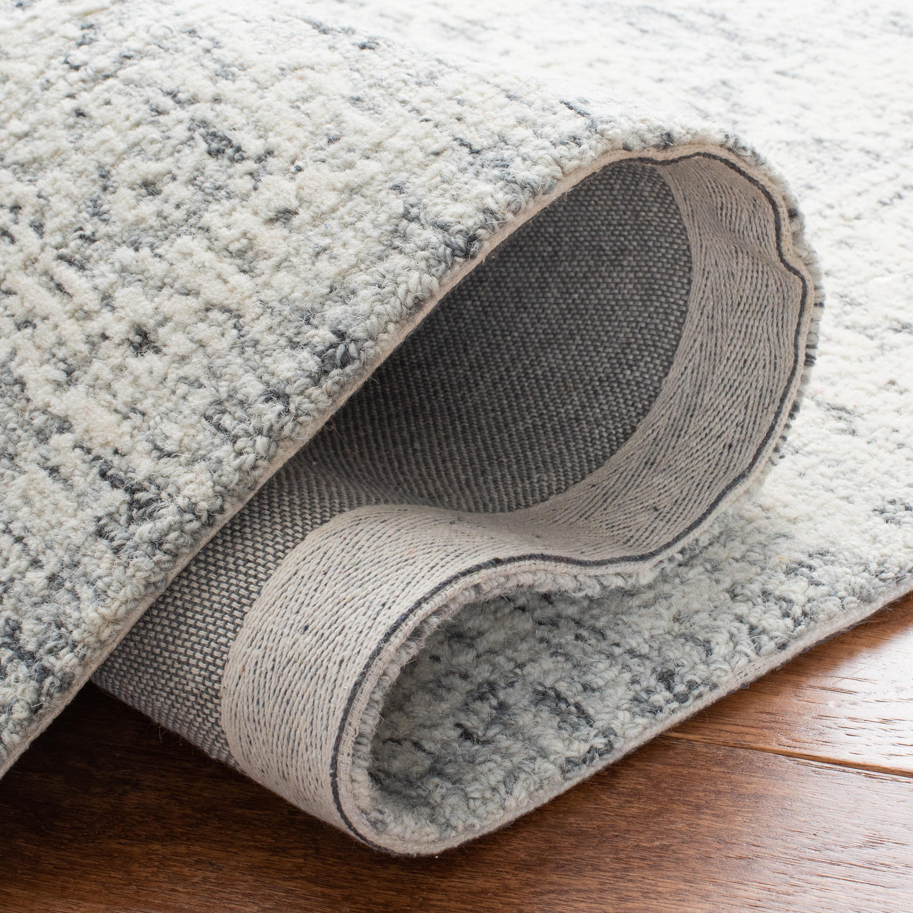 Metro MET806 Hand Tufted Indoor Area Rug - Natural/Grey - 4'x6' - Safavieh