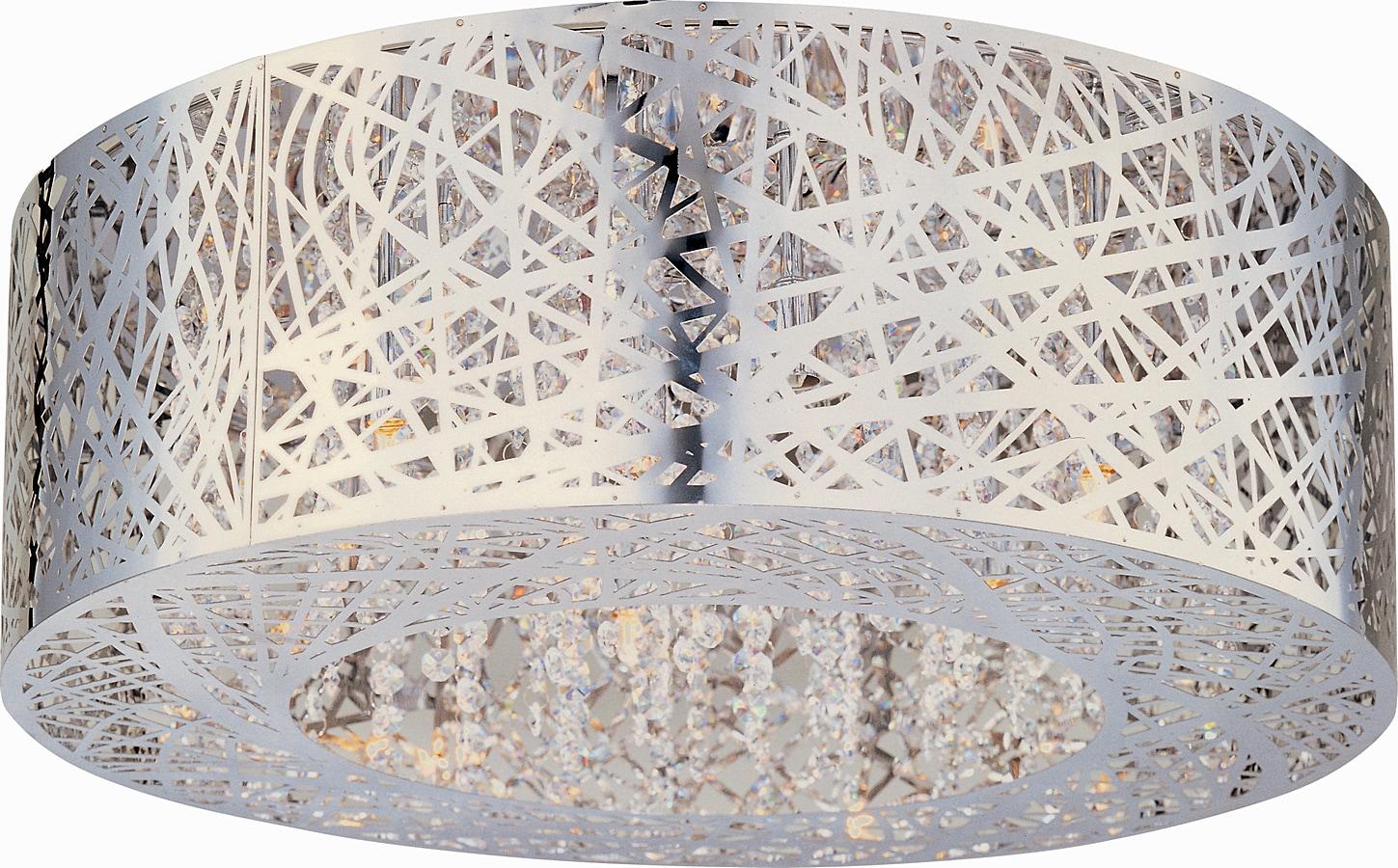 ET2 Lighting - Inca-9 Light Flush Mount in Contemporary style-23.5 Inches wide