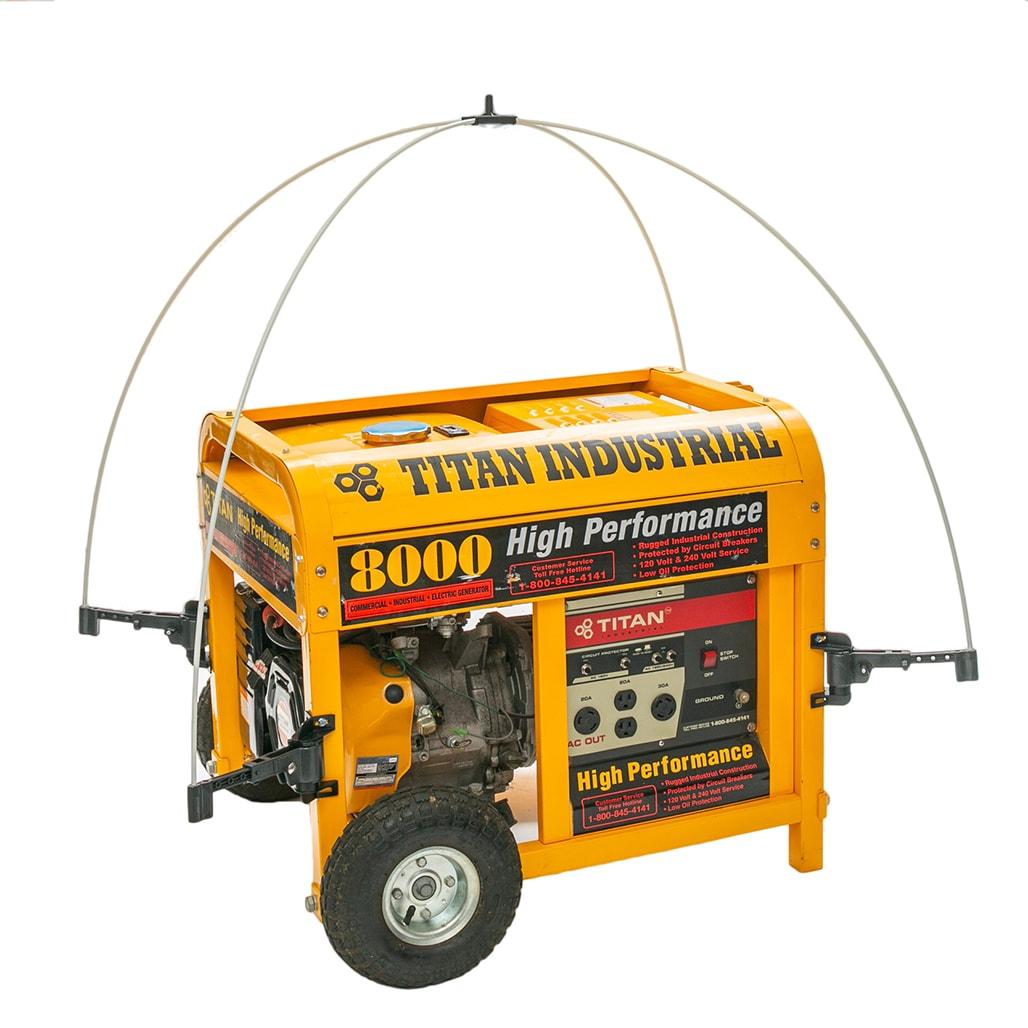 XL Generator Running Cover - Universal Kit (Extreme, Tan) - for Larger Open Frame Portable Generators