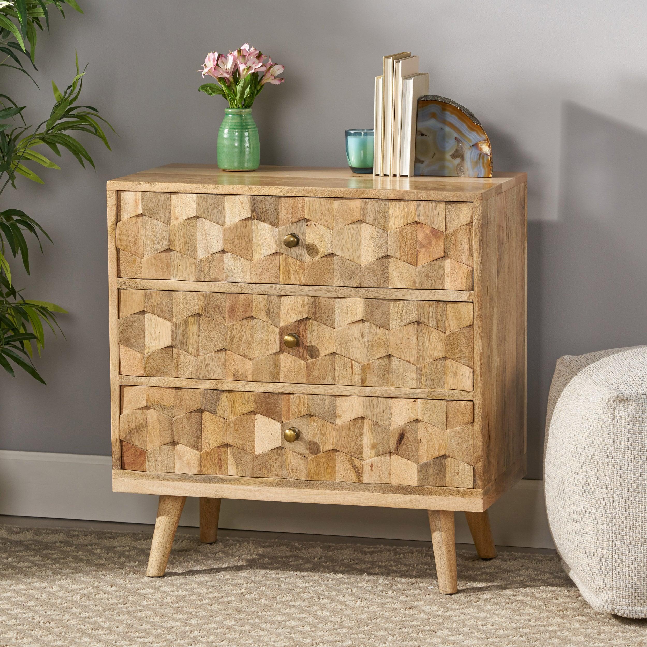 Millwood Pines 3 Drawer Dresser Chest