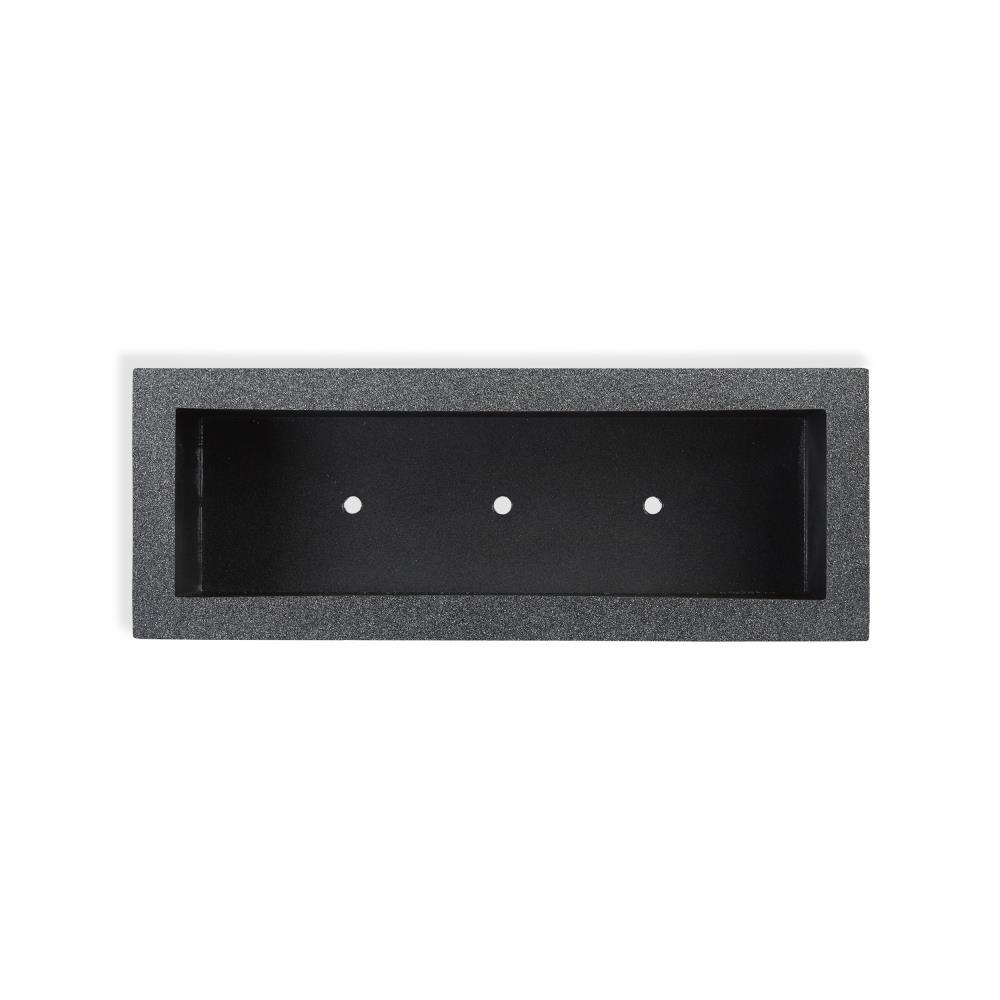 Gray Granite Extra Large Rectangular Polymer Planter