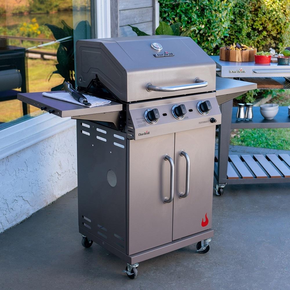 Charbroil Performance Series 3-Burner Propane Gas Grill Cabinet