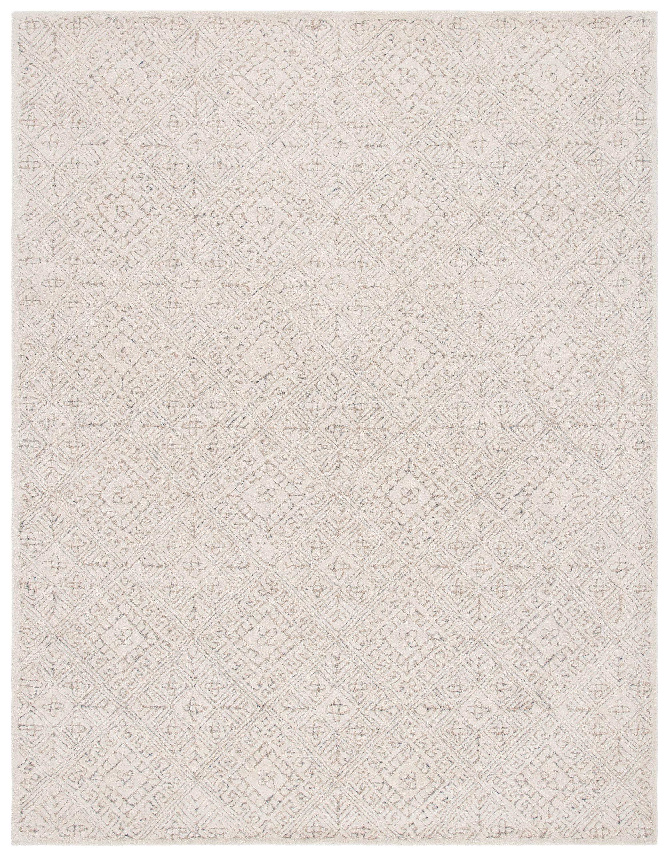 Glamour GLM660 Hand Tufted Indoor Area Rug - Ivory/Beige - 8'x10' - Safavieh