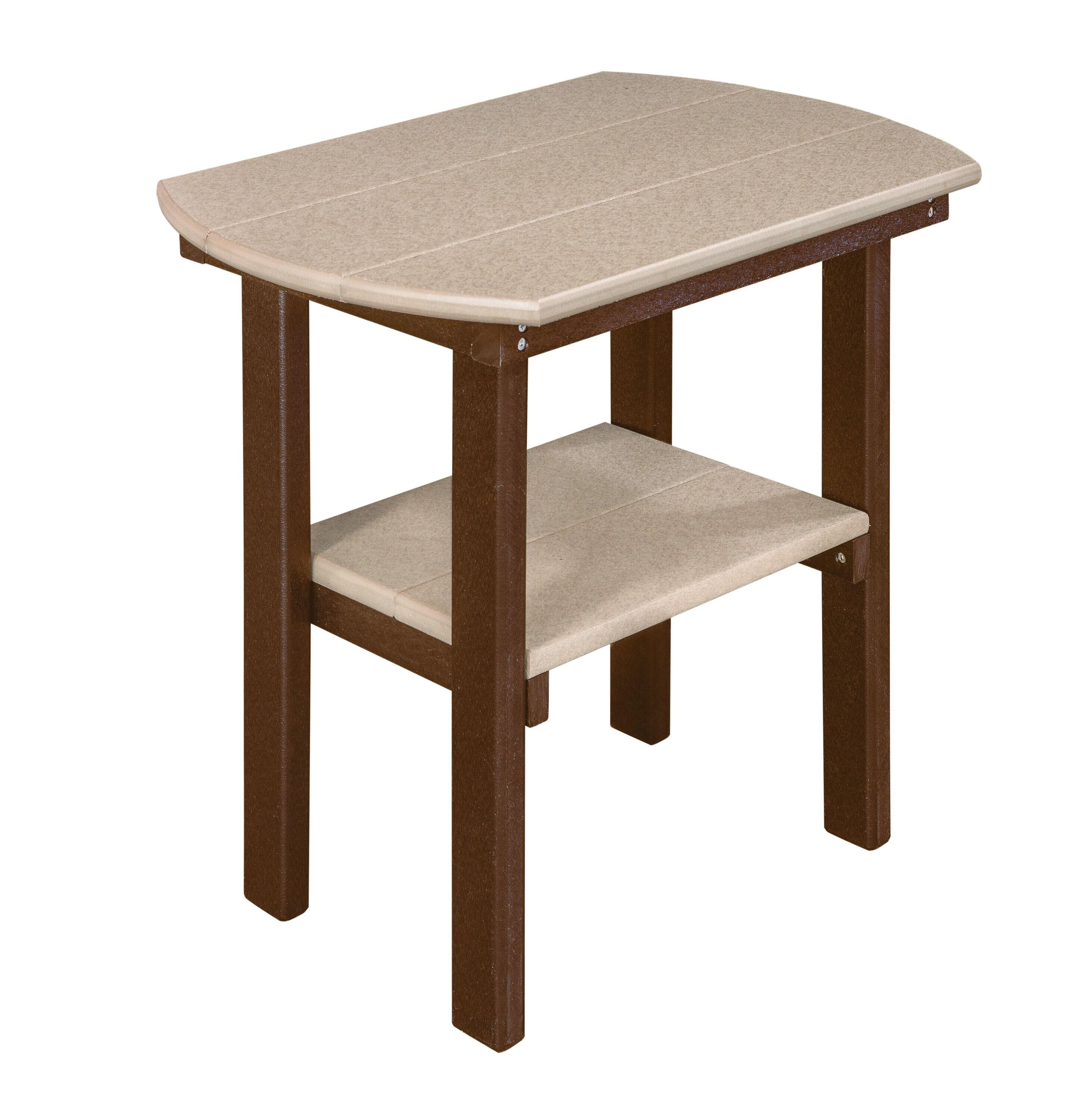 Hubert Oval Outdoor Side Table