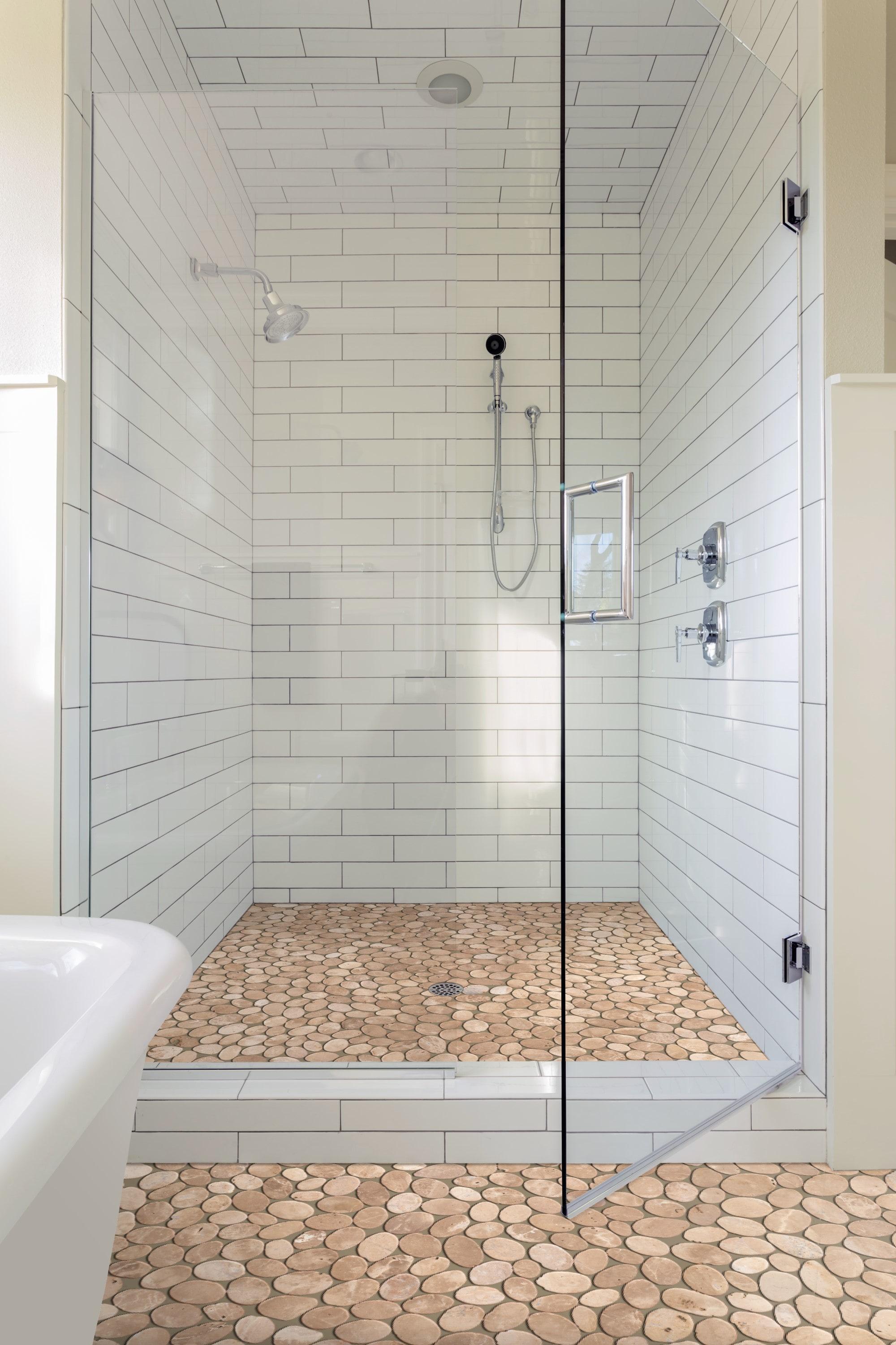 Sliced Pebble Mosaic Wall & Floor Tile