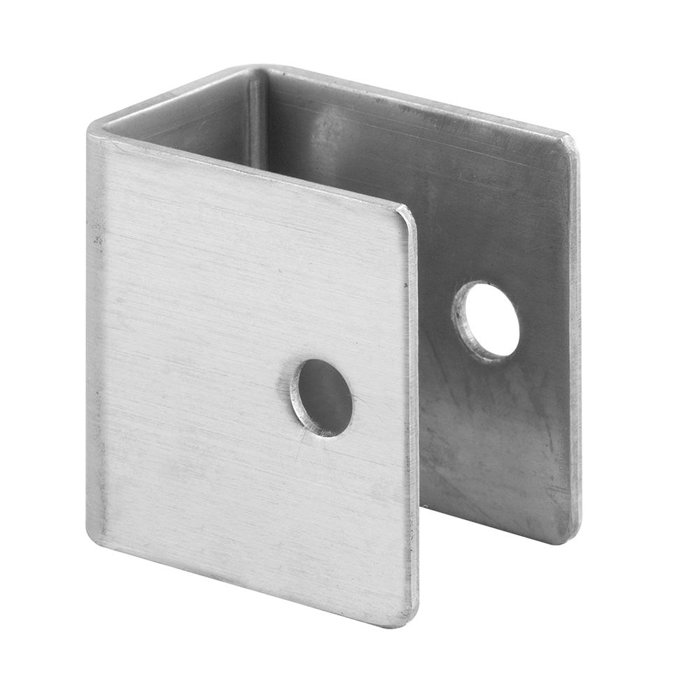 U-bracket, For 3/4 in. Panels, Stainless Steel Construction, Satin Finish (Single Pack)