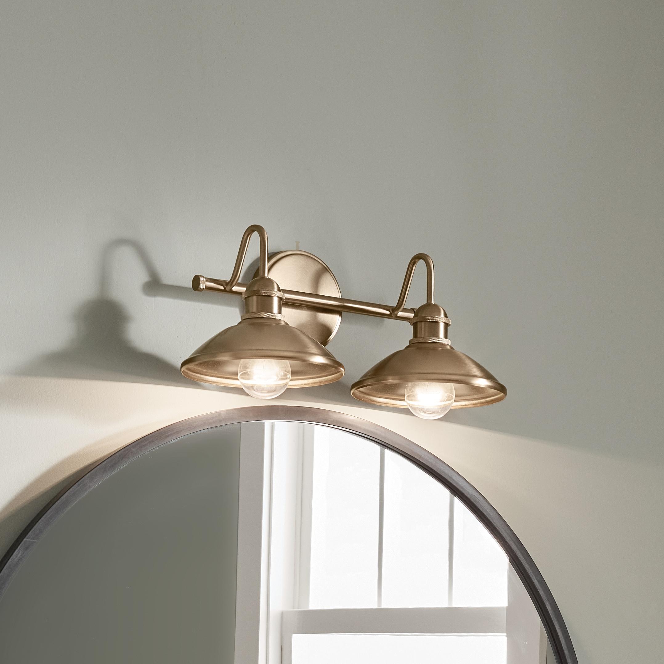 Kichler Lighting Clyde 2 - Light Vanity in  Champagne Bronze