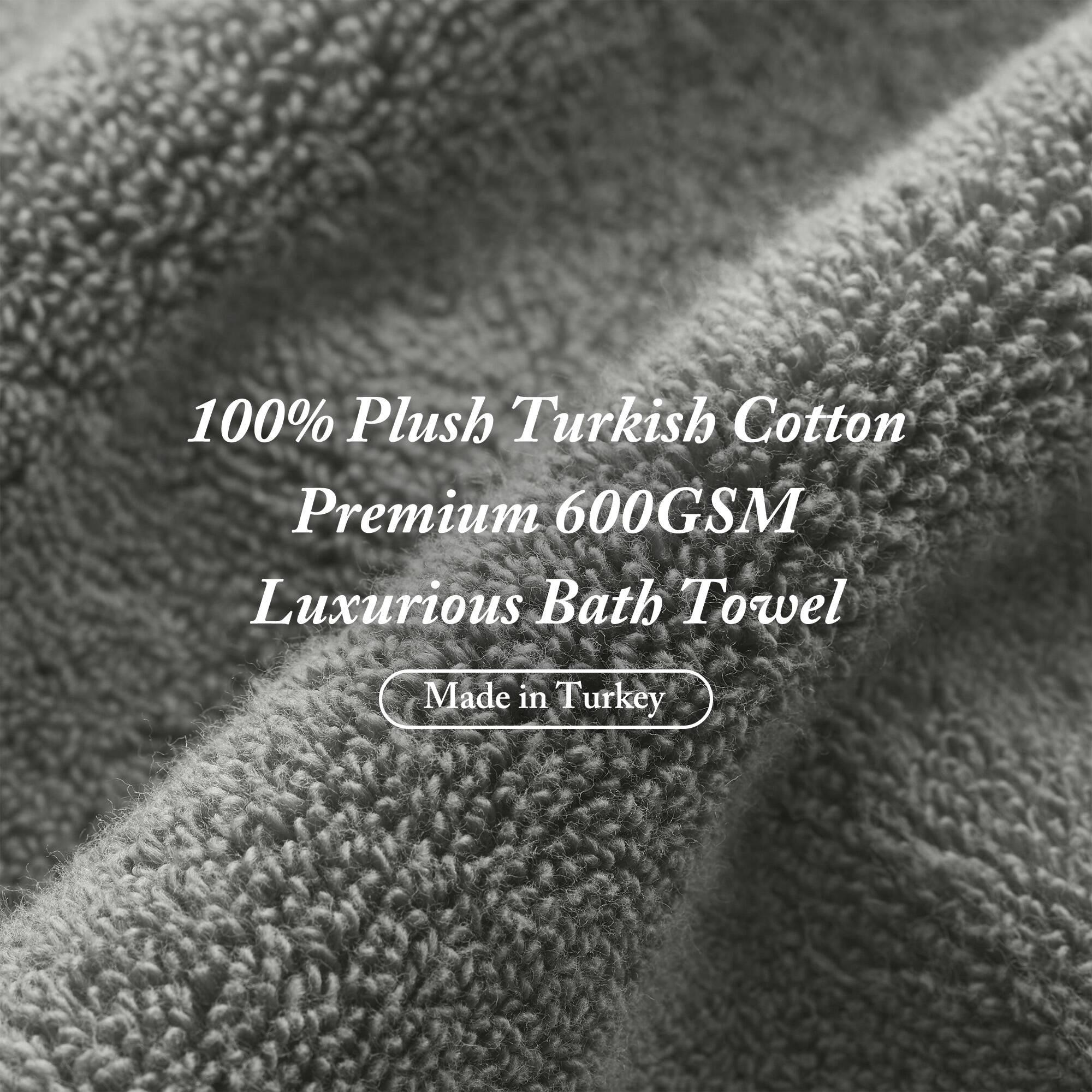 Turkish 100% Cotton Oversized Towel Set