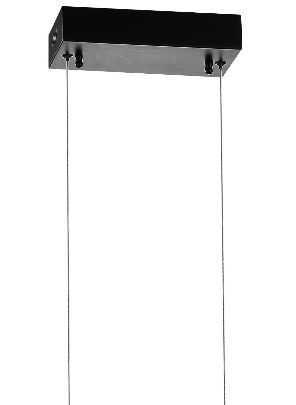 Conley 39.5" Dimmable Adjustable Integrated LED Metal Linear Pendant, Black