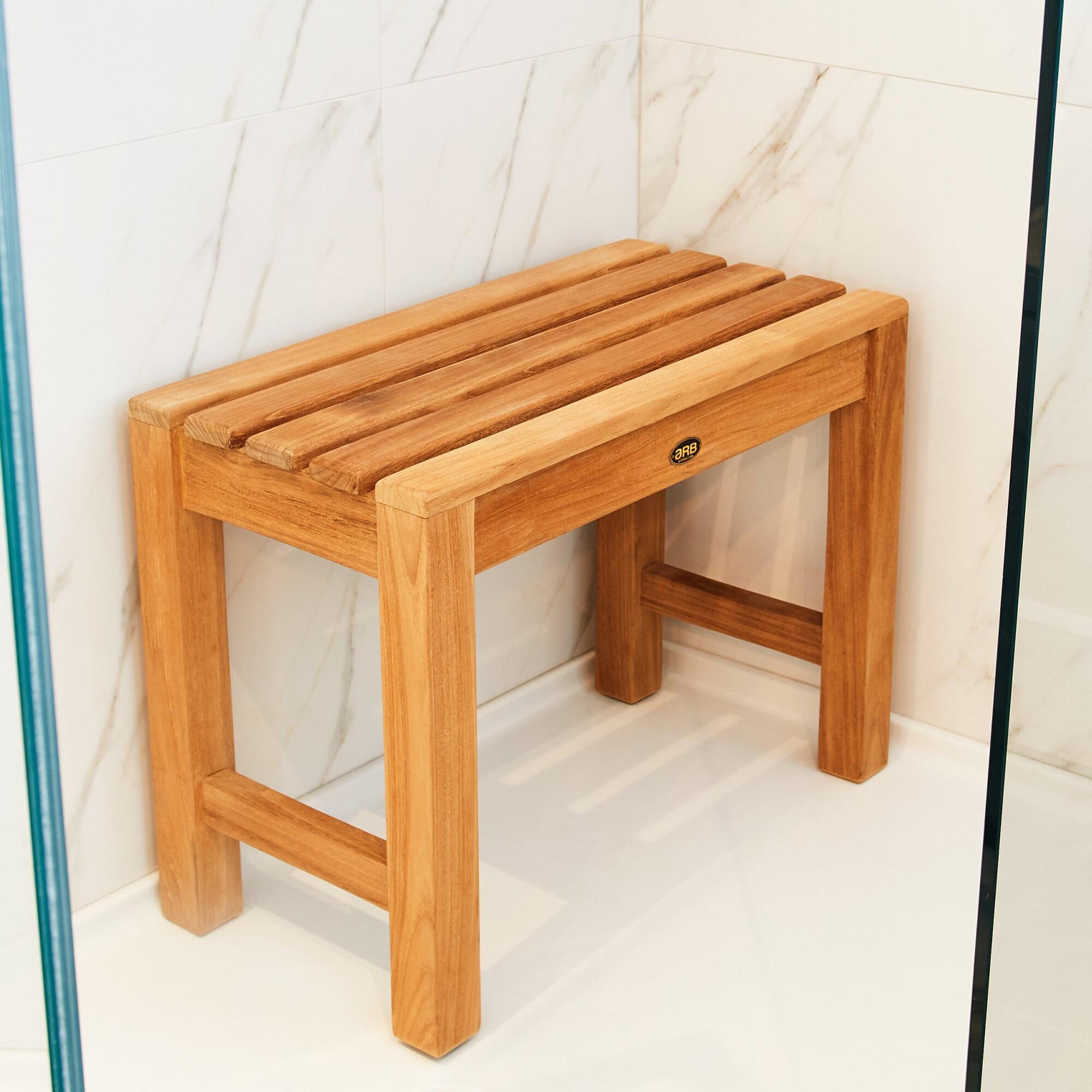 Teak Shower Bench