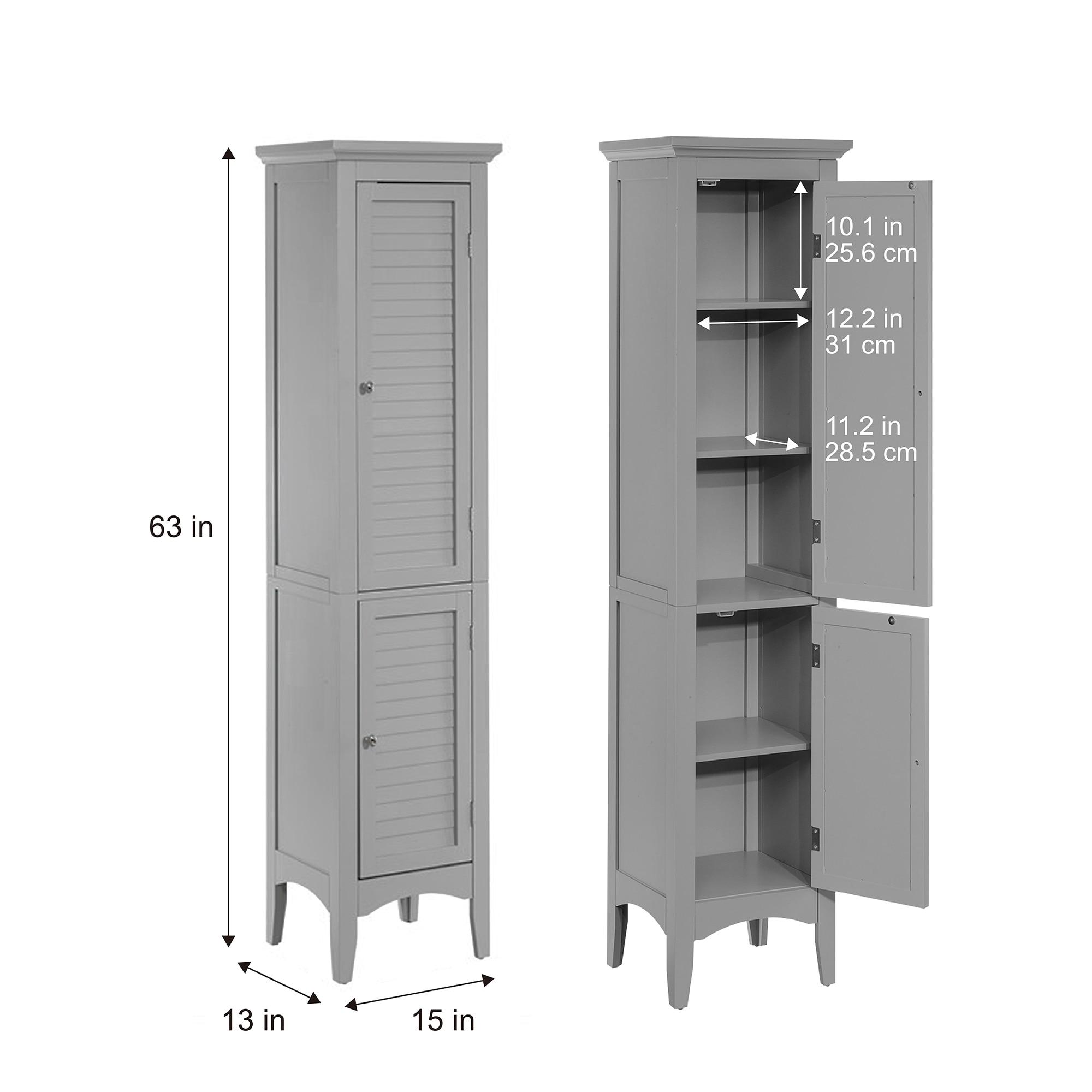 Teamson Home Glancy Freestanding Linen Tower