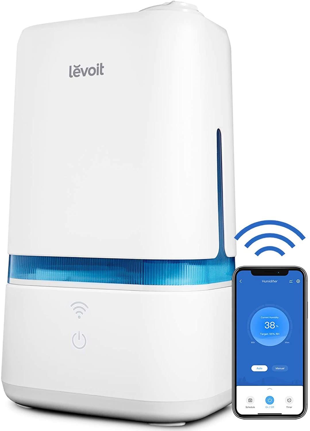 Levoit 1 Gallons Cool Mist Ultrasonic Tabletop Humidifier for 375 Cubic Feet