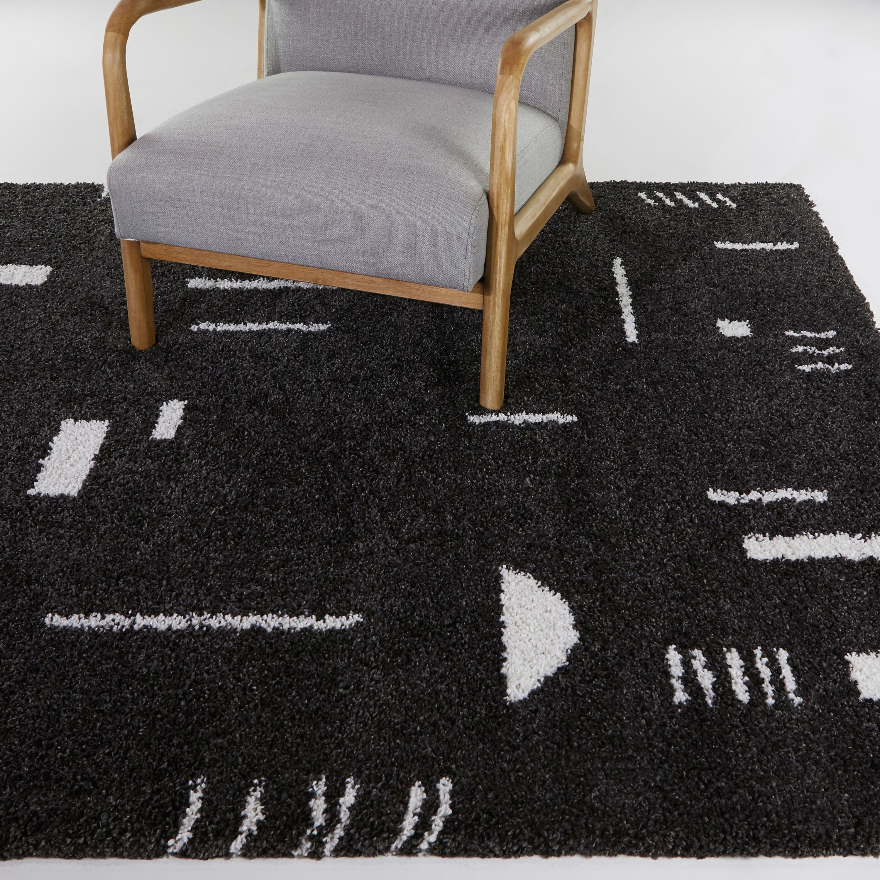 Morin Geometric Shag Area Rug