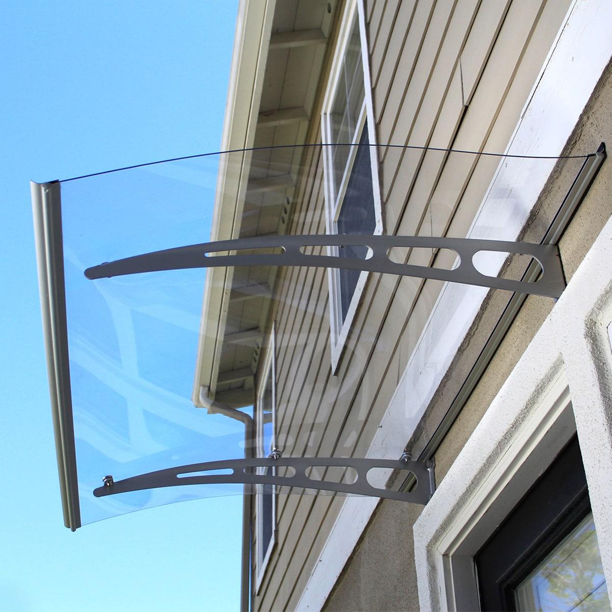 Advaning 7.9'' D Polycarbonate Cover Retractable Door / Window Awning