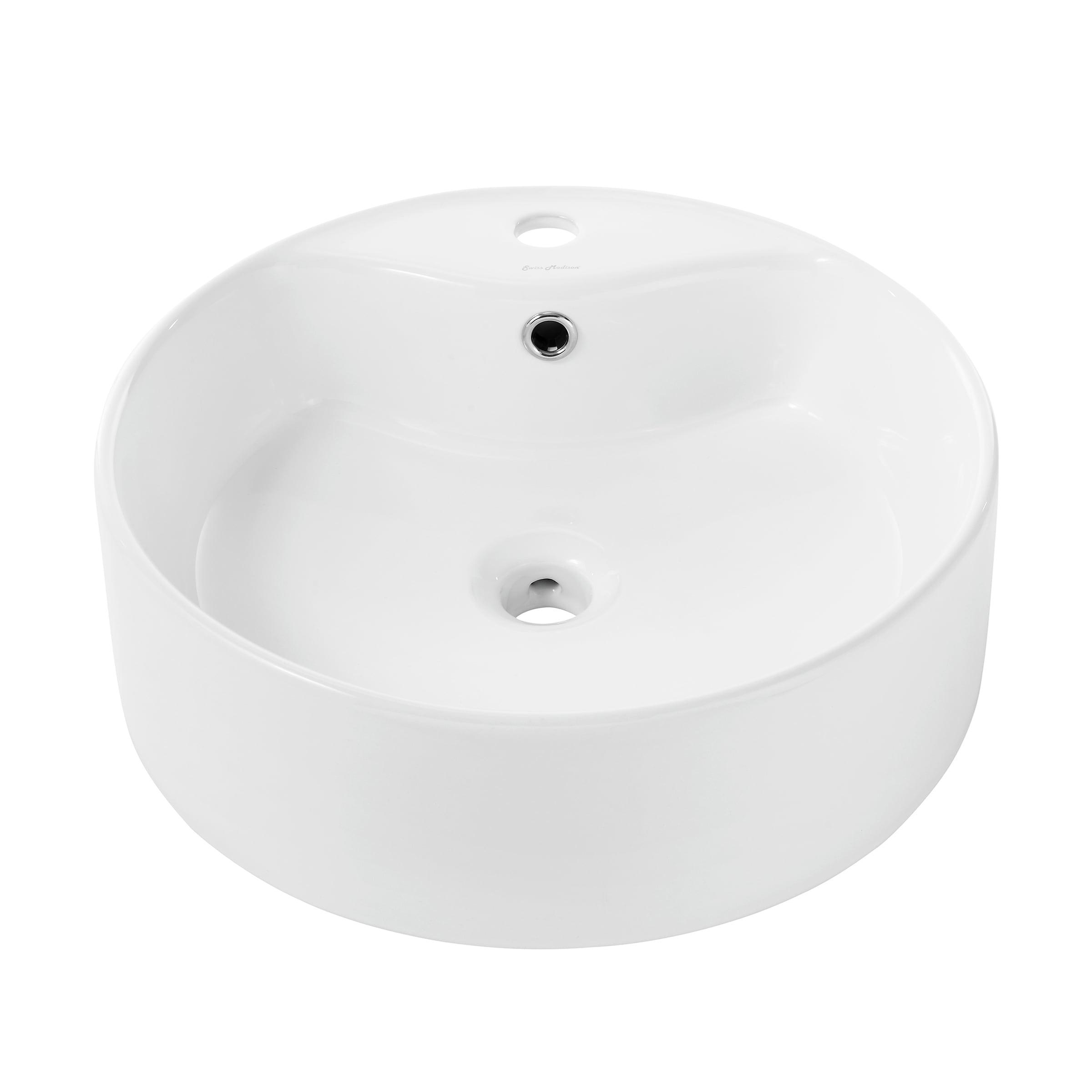 Trocadéro Round Vessel Sink with Faucet Mount