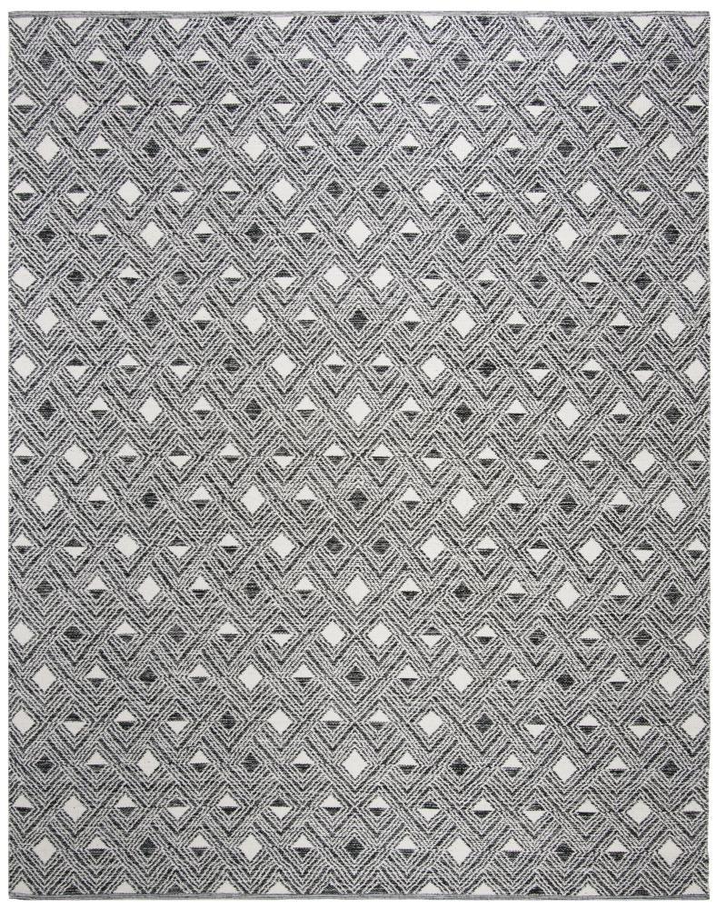 Montauk MTK614 Hand Woven Indoor Area Rug - Black/Ivory - 8'x10' - Safavieh.