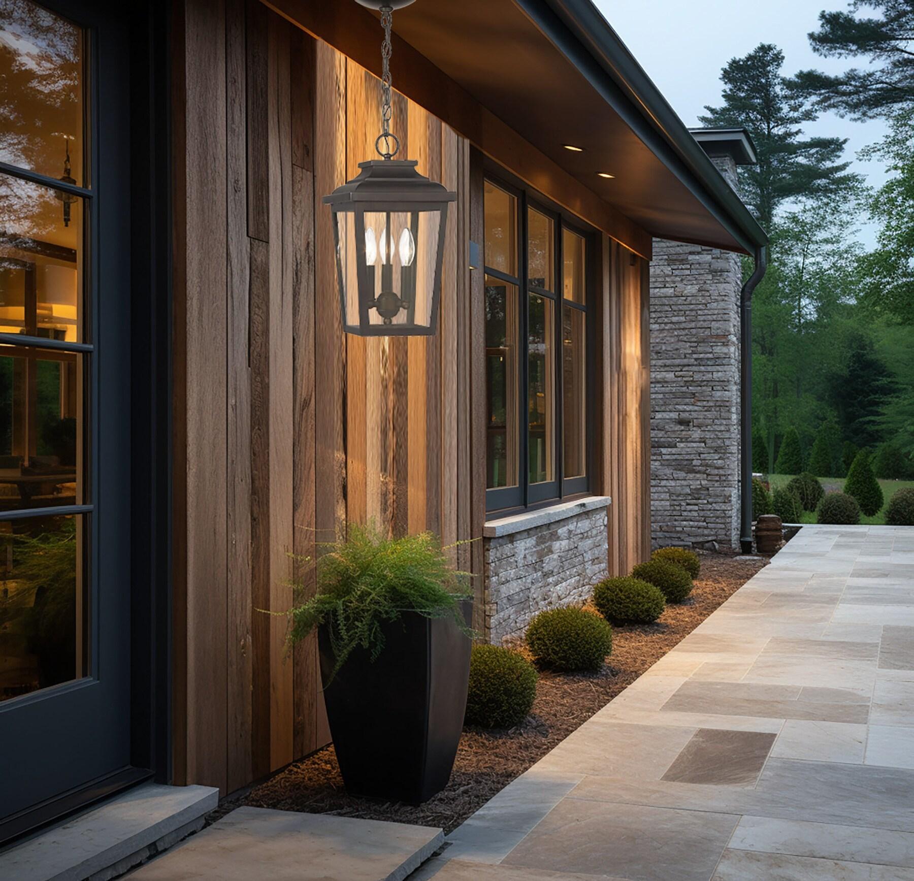 Minka Lavery - Irvington Manor - 3 Light Outdoor Pendant-15.5 Inches Tall and