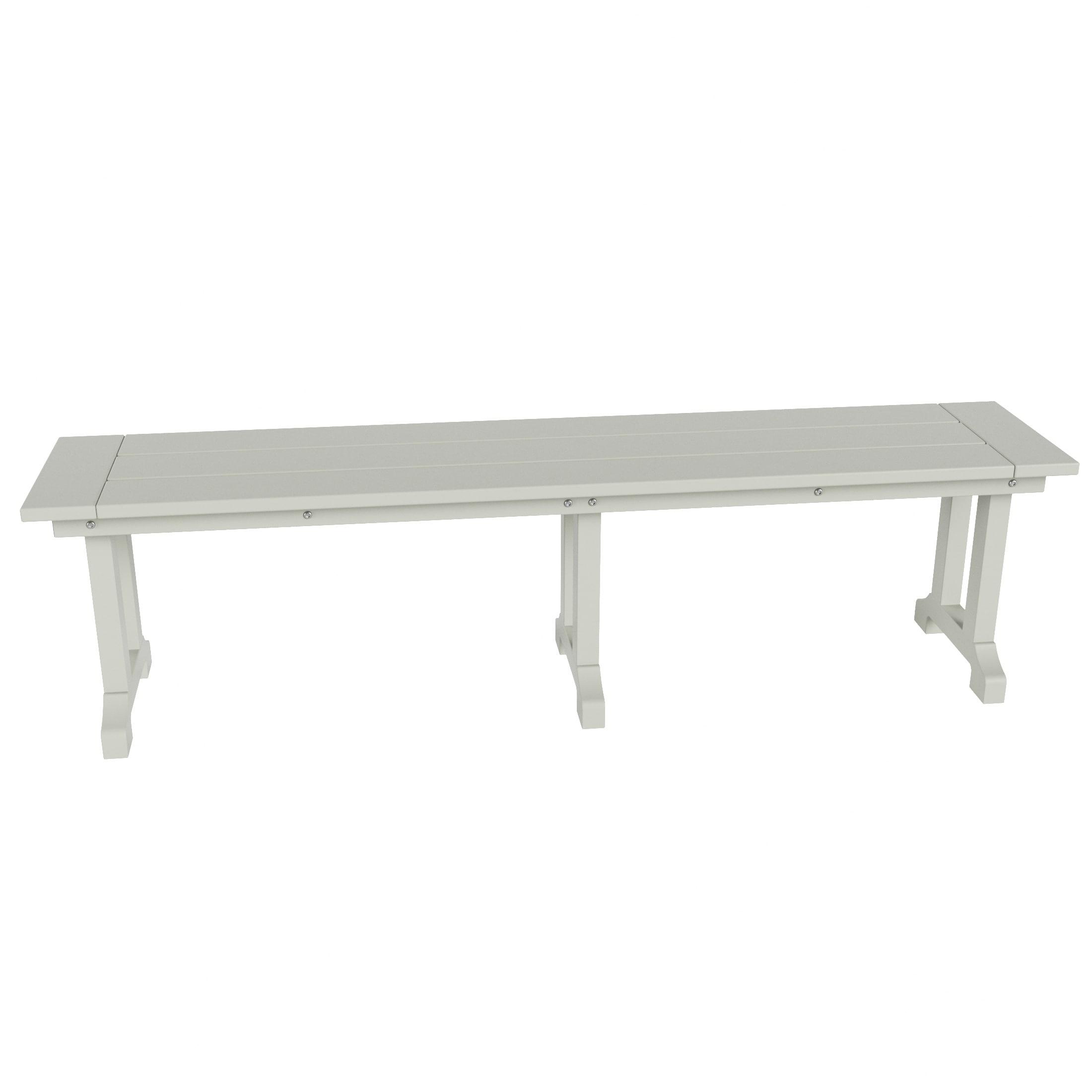 Polytrends  Laguna Hdpe All Weather Outdoor Patio 65" Bench Sand