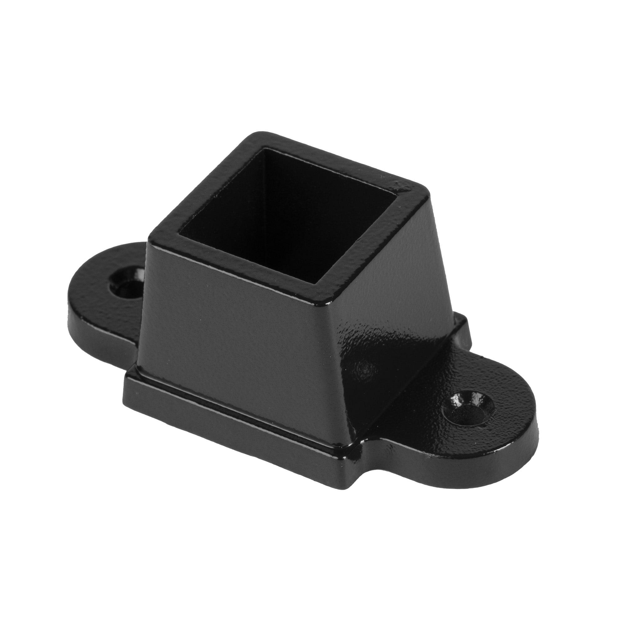 Legacy Collection Black Galvanized Steel Fence Mounting Bracket