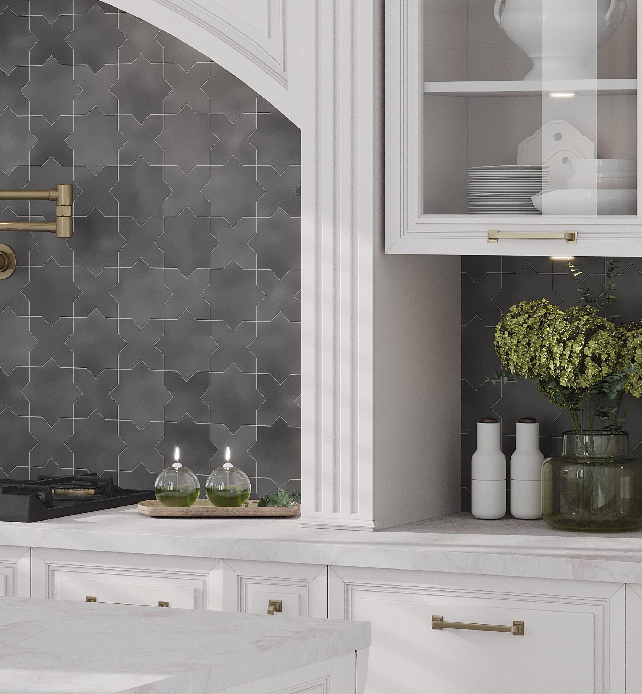 Siena 5.35'' W x 5.35'' L Ceramic Singular Tile