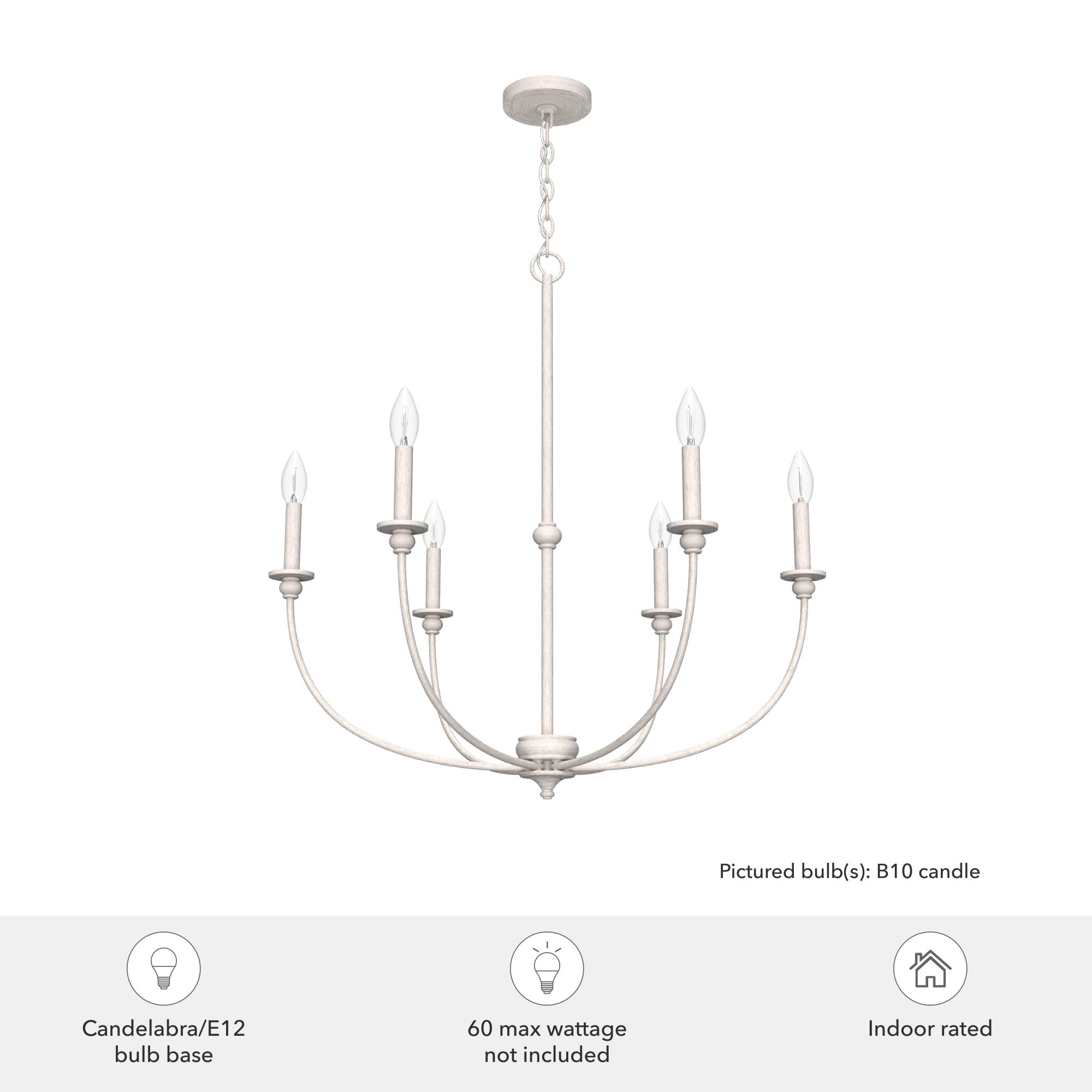 Hunter Southcrest 6 Light Chandelier Ceiling Light Fixture