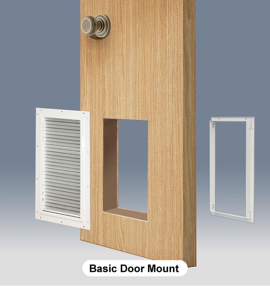 High Tech Pet Metal Door Mounted Electronic Pet Door