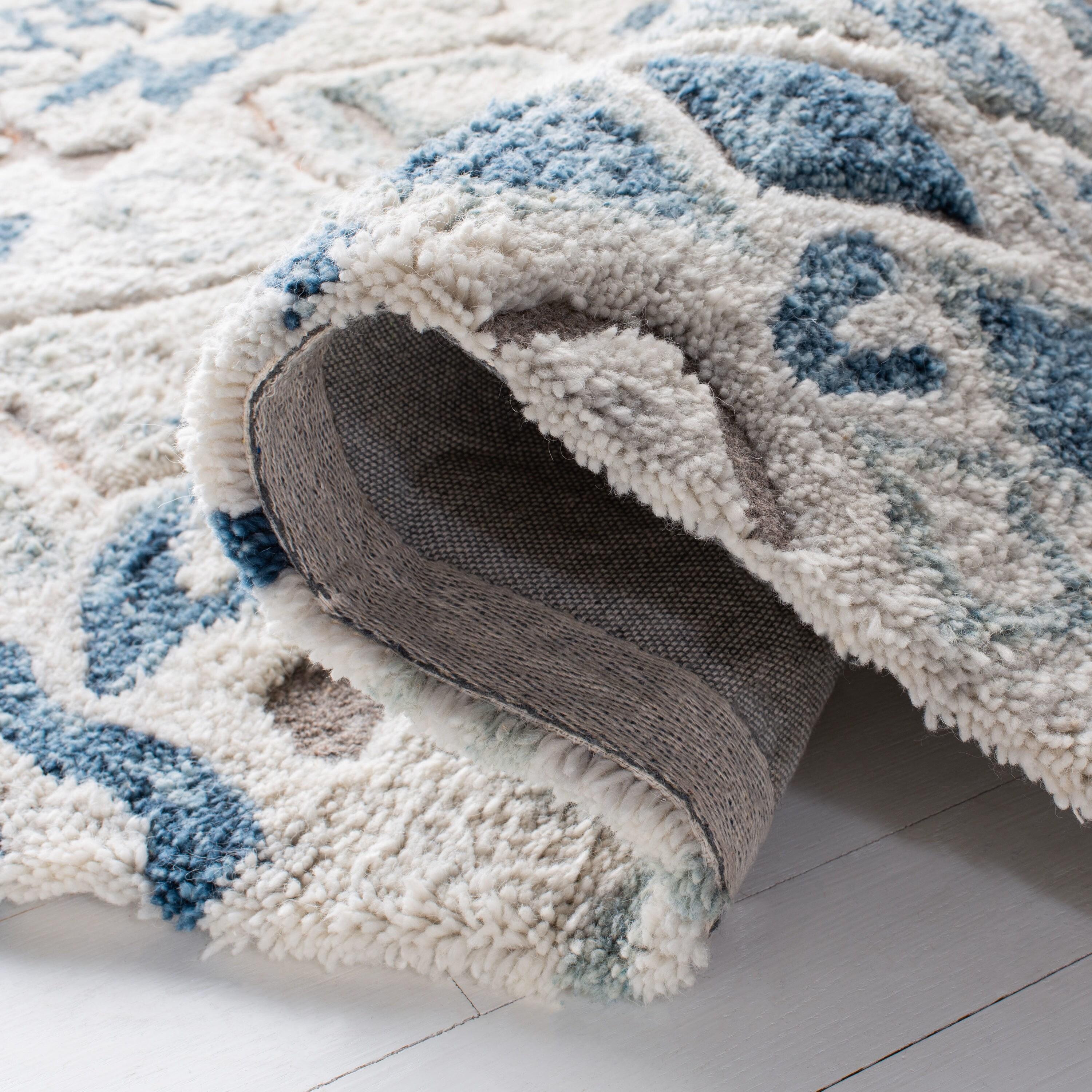 Adelone Shag Hand Tufted Wool Southwestern Rug