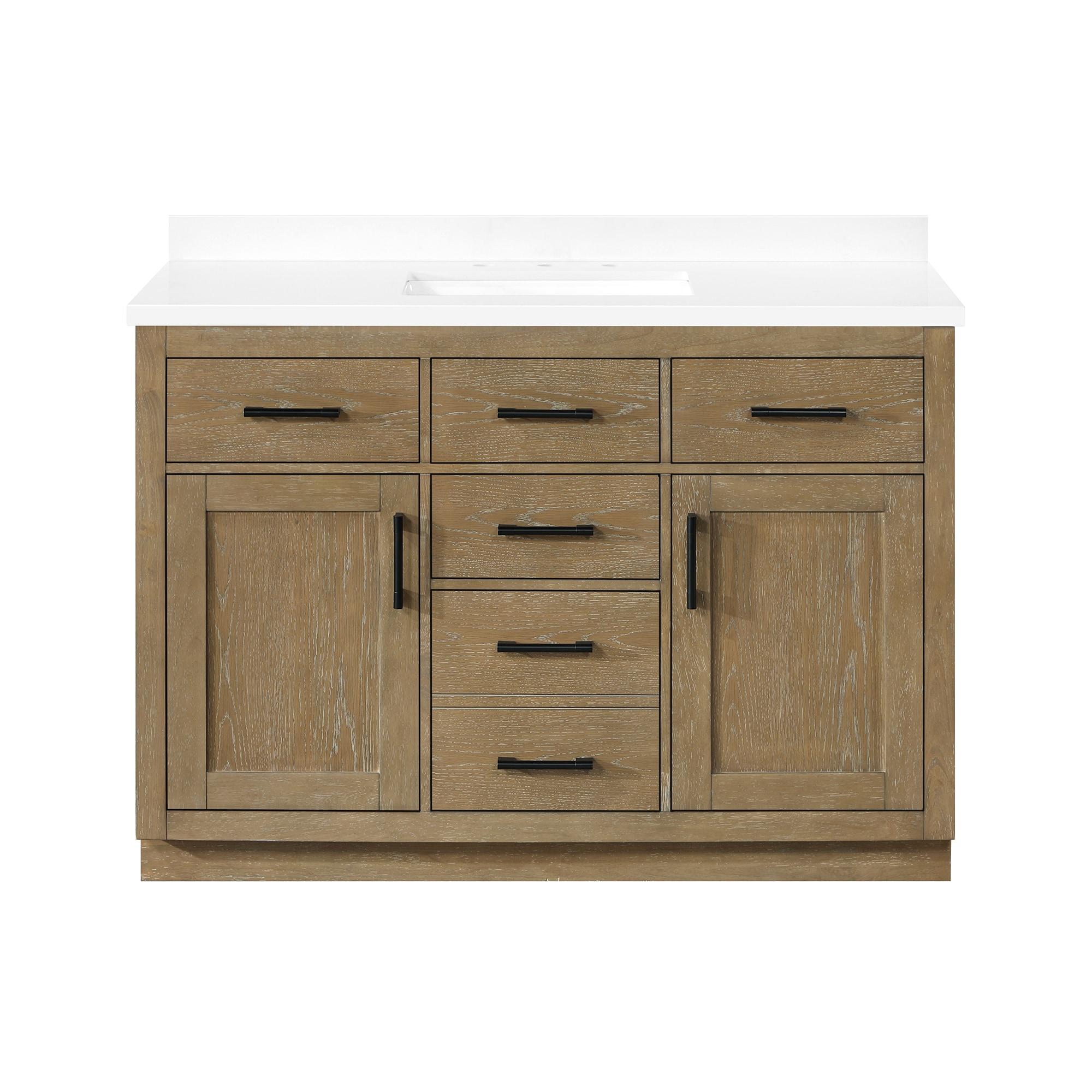 OVE Decors Bailey 48" Single Bathroom Vanity Set with Premium Countertop