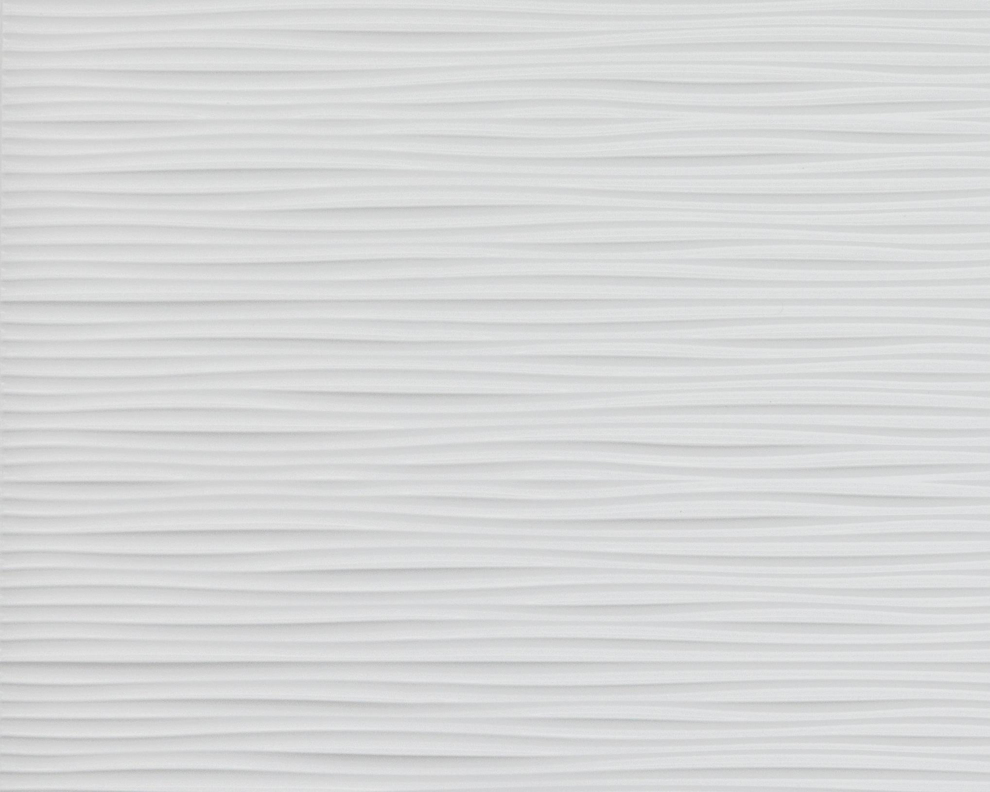 Innovera Décor 3D PVC Wall Panels, Wilderness White, 18.5" x 24.3", 9 pc, 28.1 sq. ft.