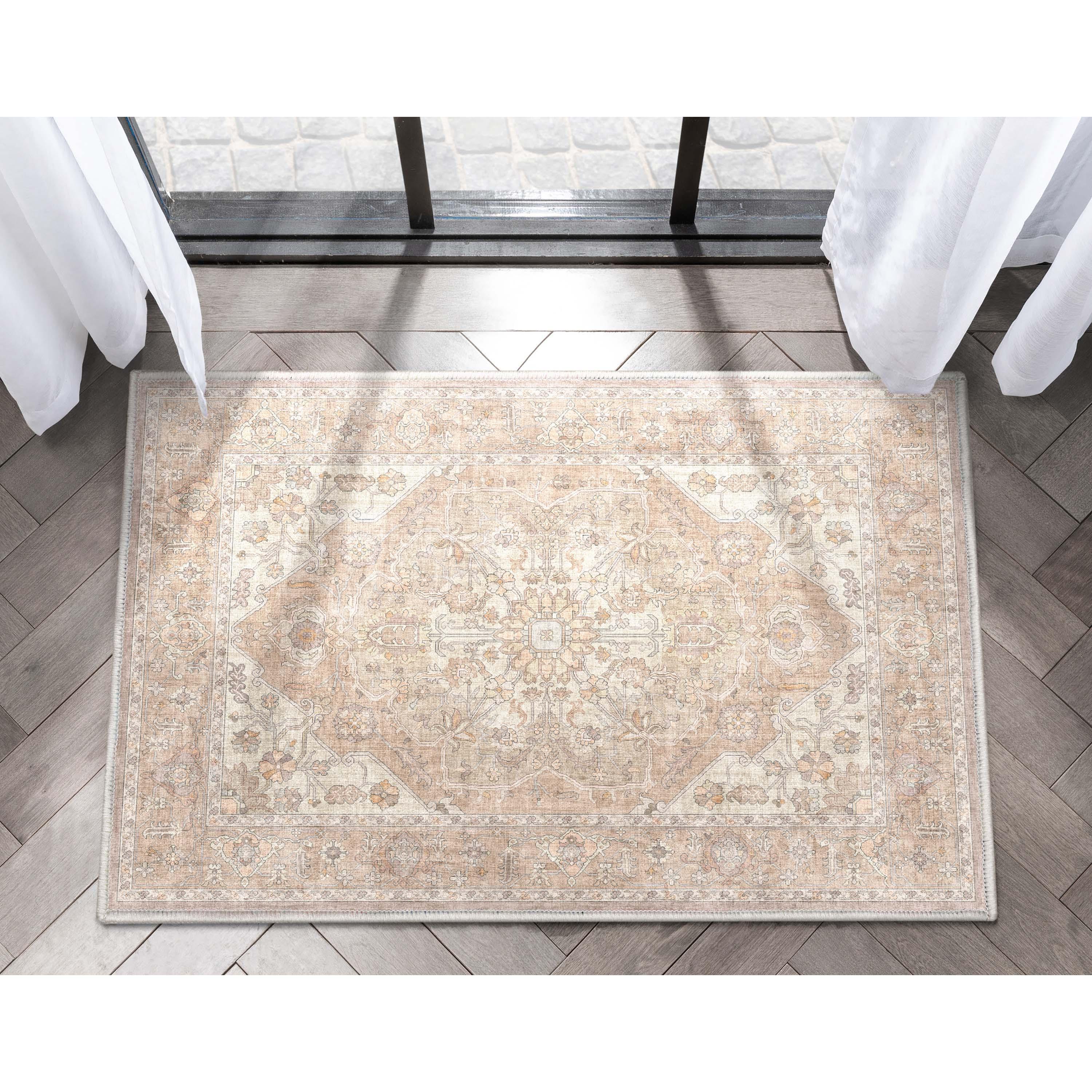 Kehr Antigua Vintage Persian Oriental Beige Flat-Weave Rug