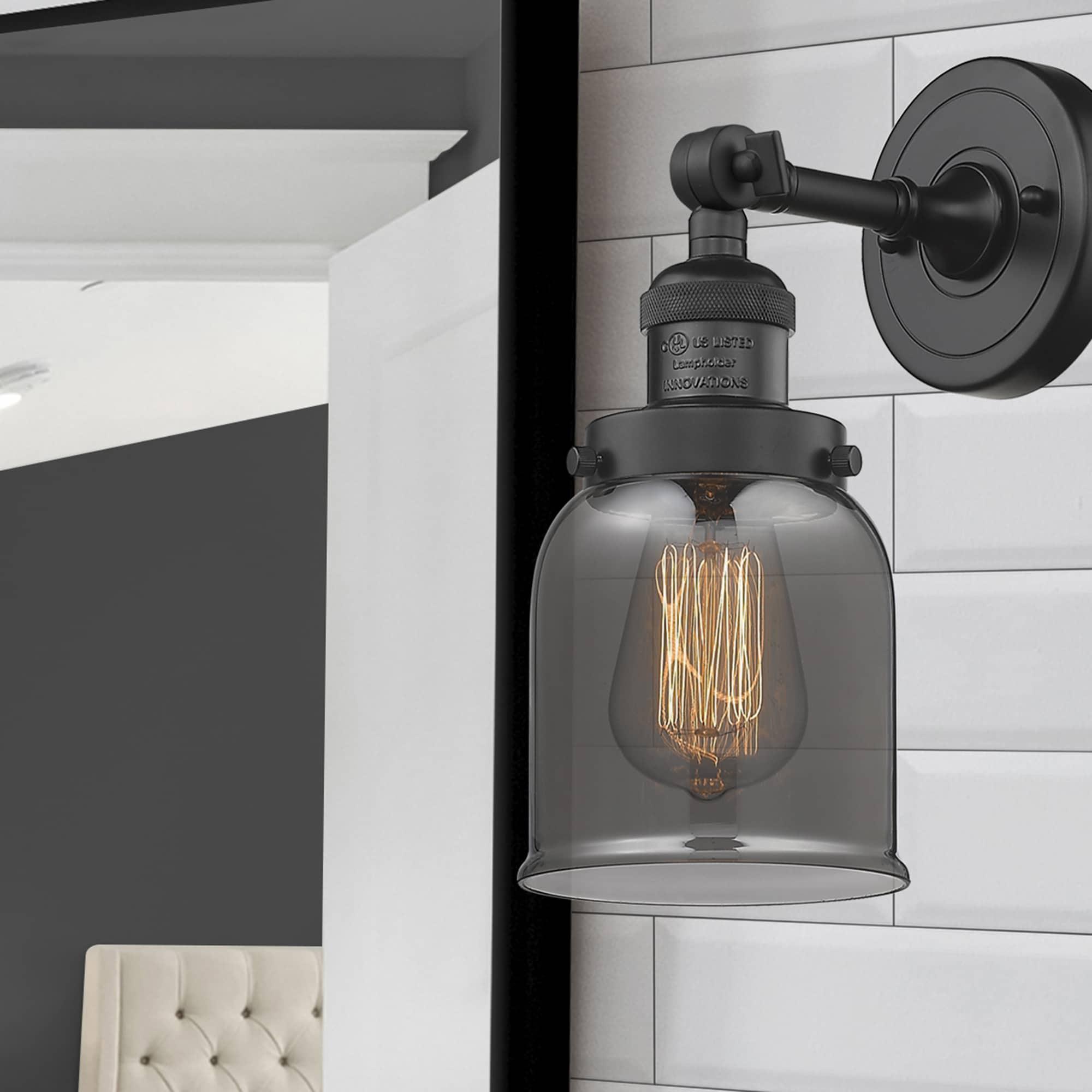 Innovations Lighting Bell 1 - Light Sconce in  Matte Black